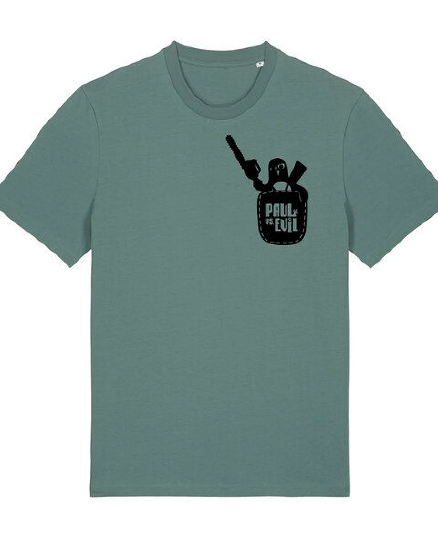 päfjes Pinguin Paul vs. Evil - Fair Wear Männer Bio T-Shirt – Ansicht 2