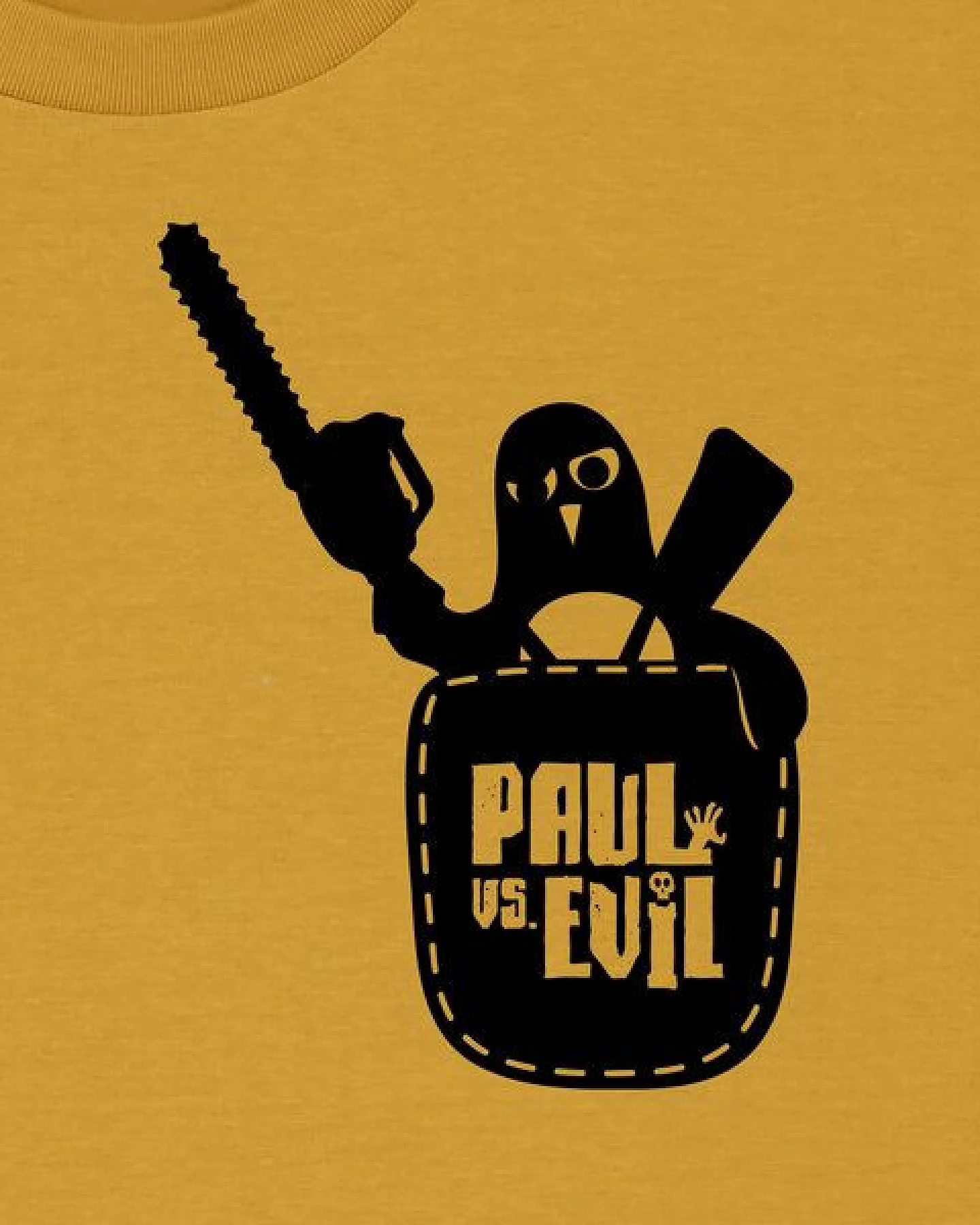 päfjes Pinguin Paul vs. Evil - Fair Wear Männer Bio T-Shirt – Ansicht 3