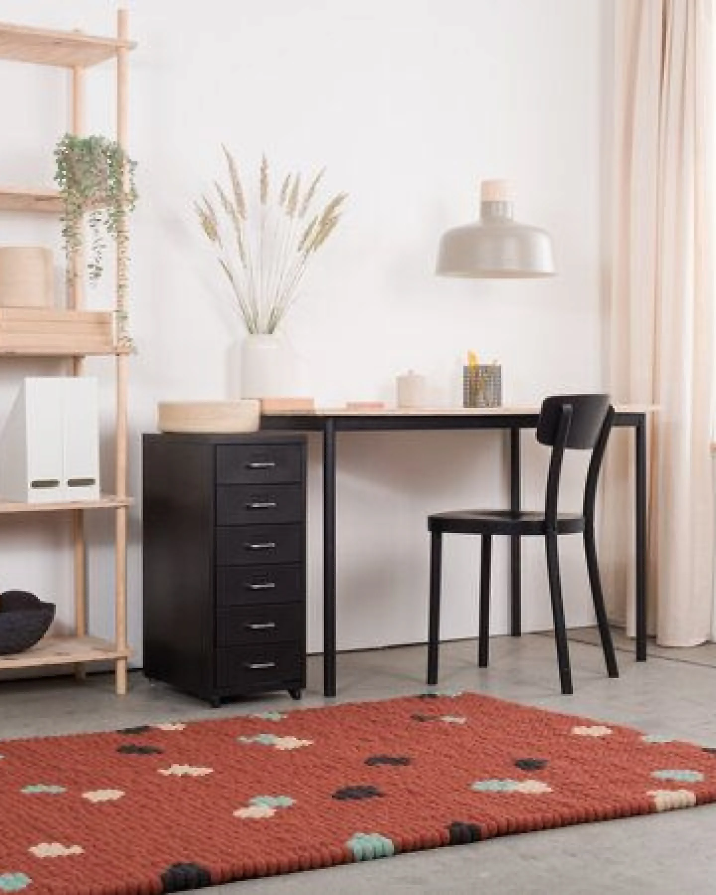 myfelt Terra Filzkugelteppich rechteckig, 100% Schurwolle – Ansicht 2