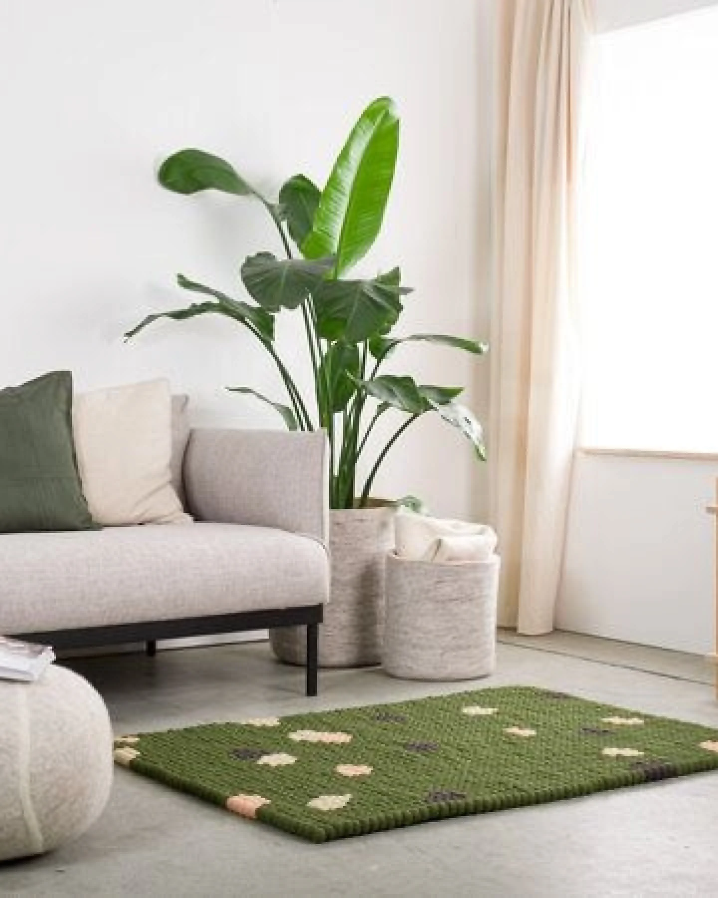 myfelt Terra Filzkugelteppich rechteckig, 100% Schurwolle – Ansicht 4