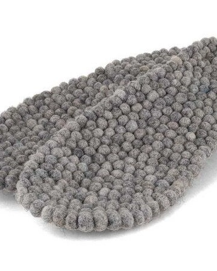 WoolFit Bunte Filz-Einlegesohle mit Massage Effekt aus 100% Wolle