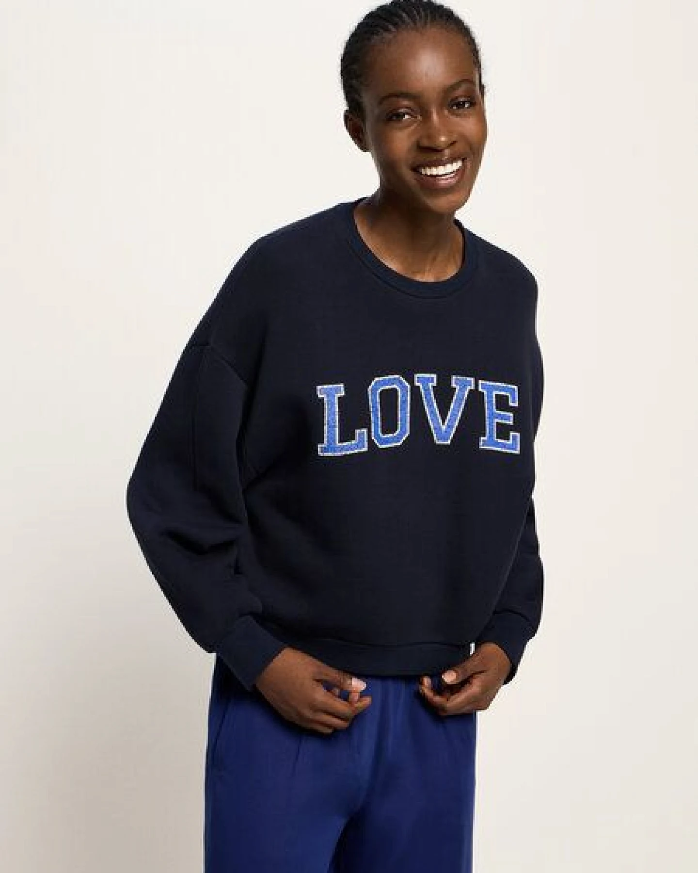 LANIUS Statementsweatshirt (GOTS) aus Bio-Baumwolle – Ansicht 2