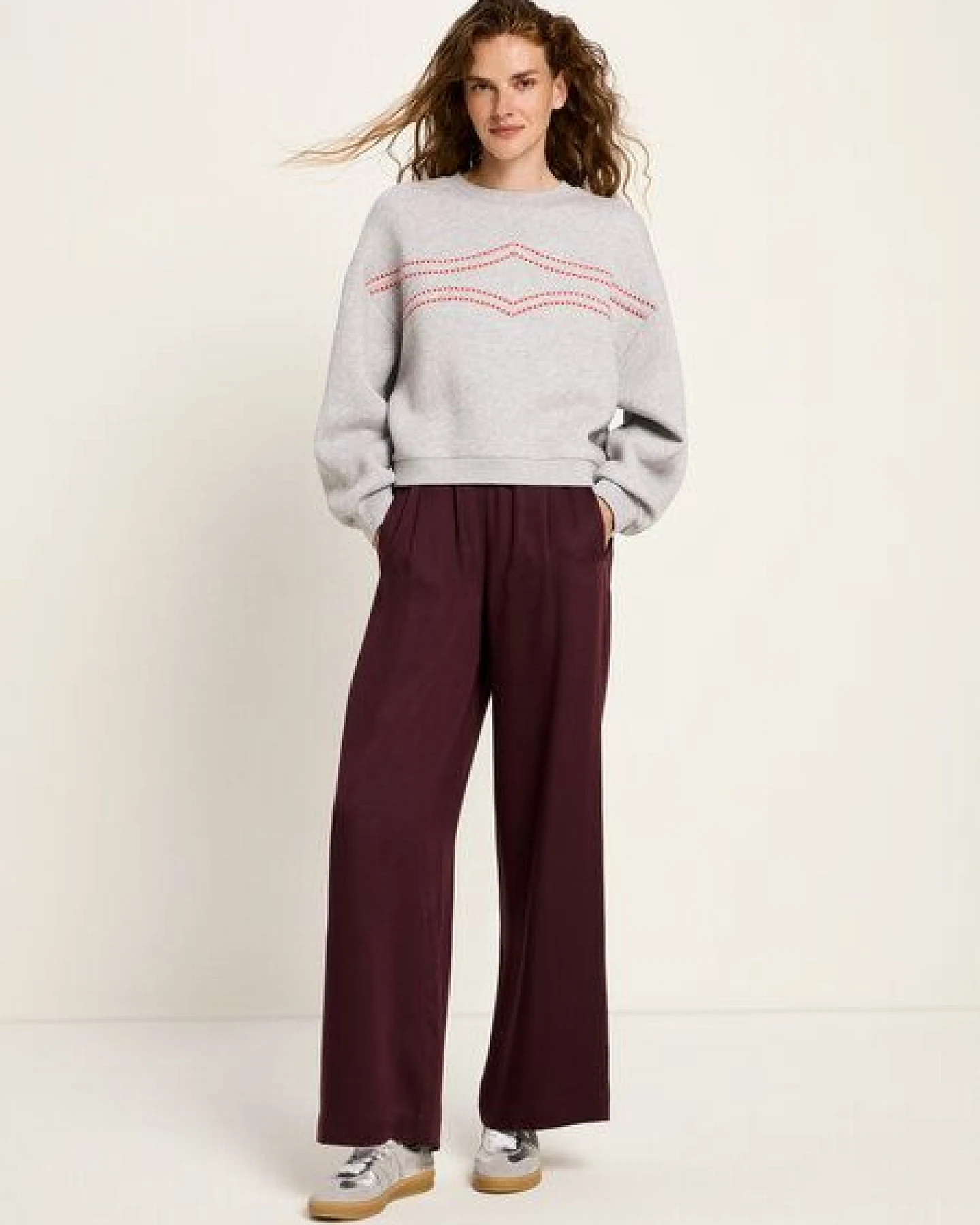 LANIUS Statementsweatshirt (GOTS) aus Bio-Baumwolle – Ansicht 3