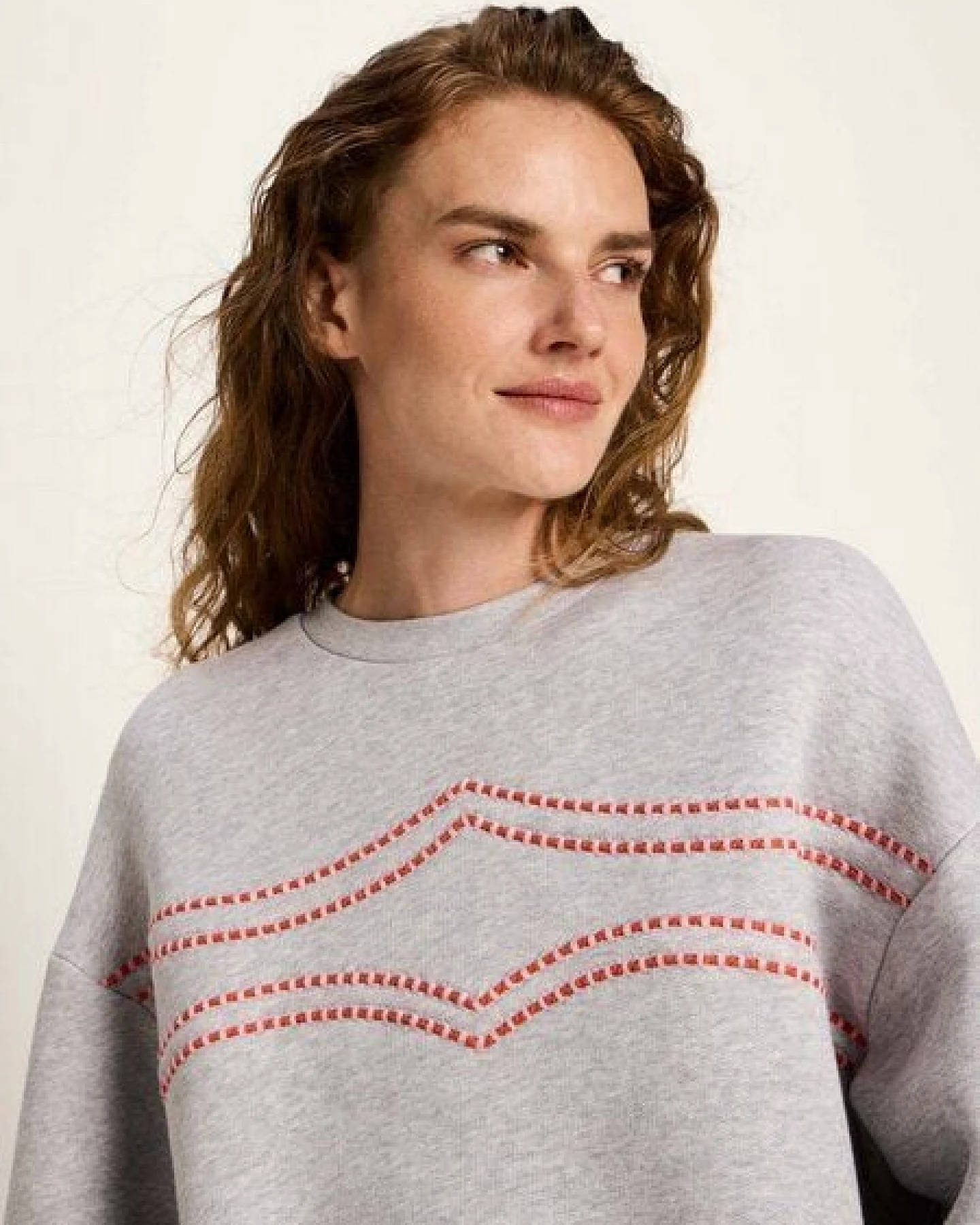 LANIUS Statementsweatshirt (GOTS) aus Bio-Baumwolle – Ansicht 4