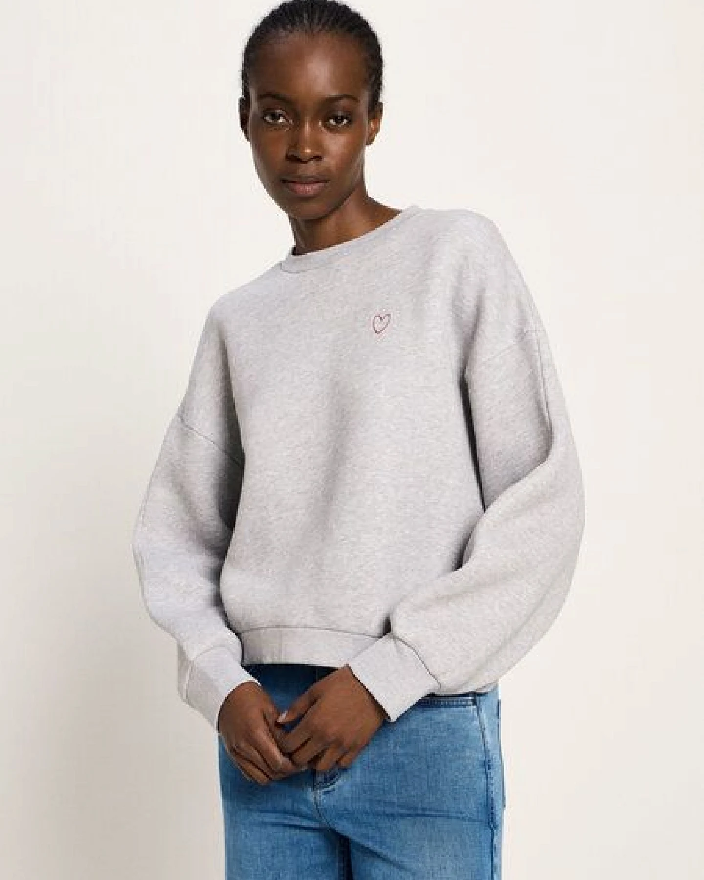 LANIUS Statementsweatshirt (GOTS) aus Bio-Baumwolle – Ansicht 2