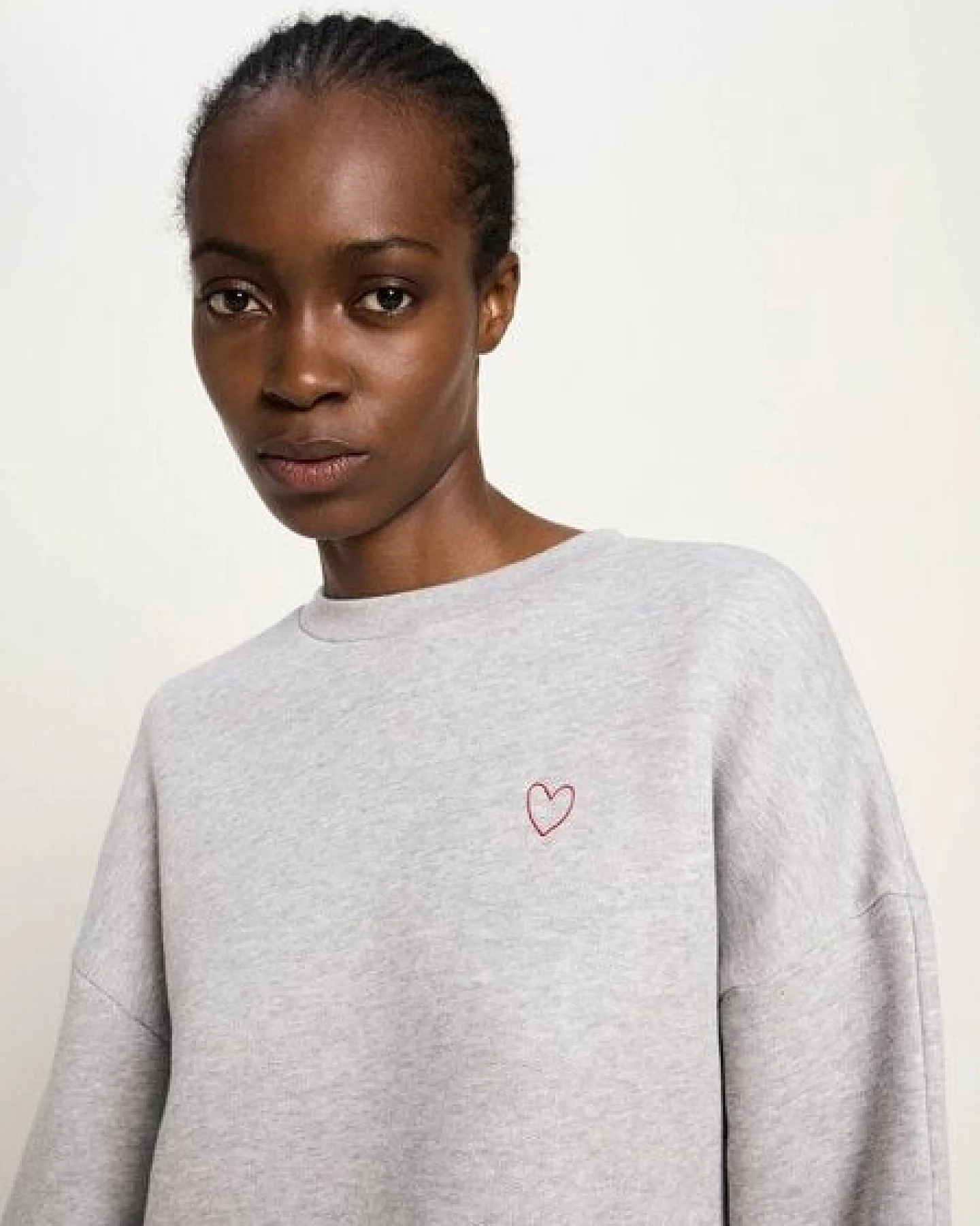 LANIUS Statementsweatshirt (GOTS) aus Bio-Baumwolle – Ansicht 4