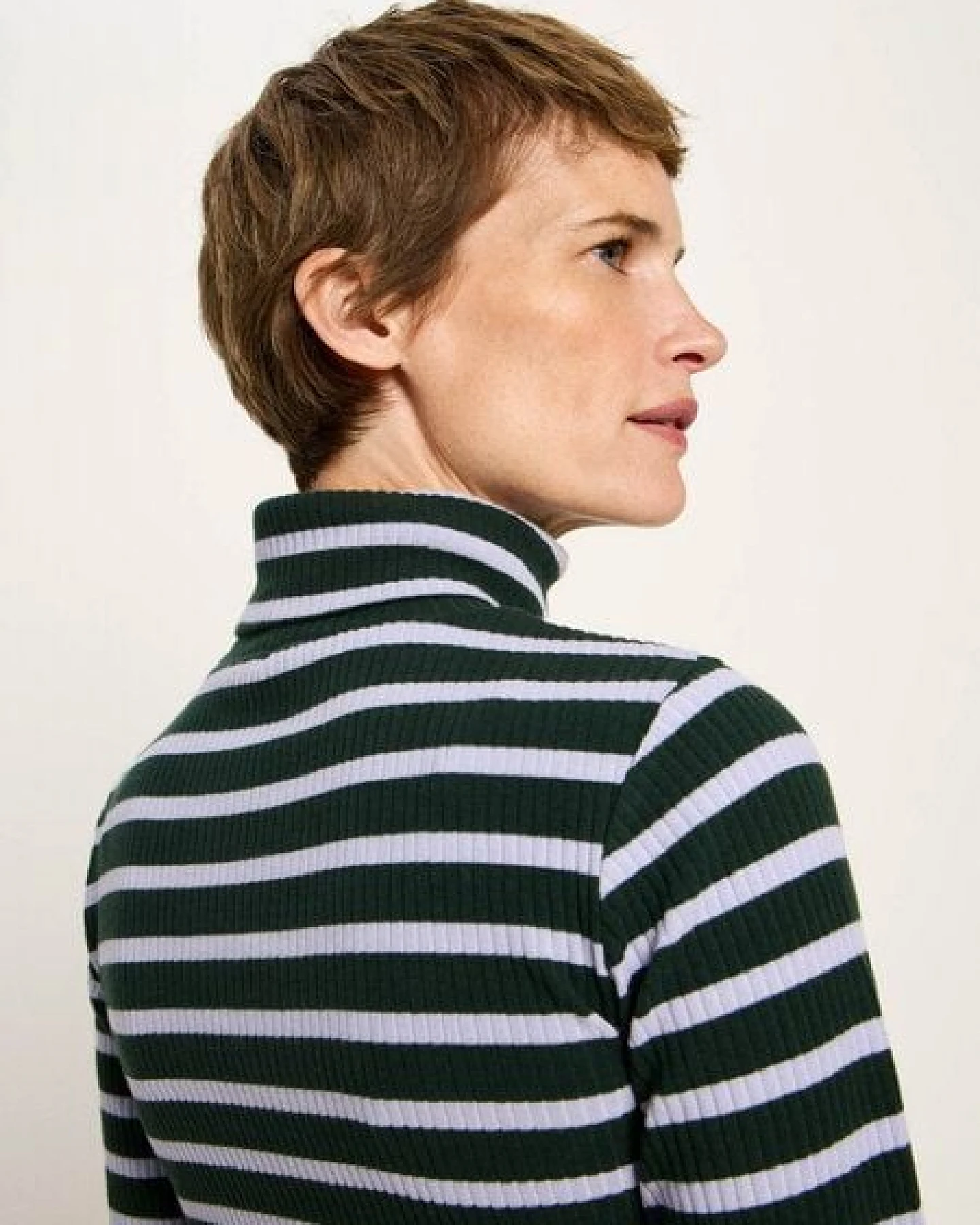 LANIUS Rollkragenshirt aus Bio-Baumwolle – Ansicht 4