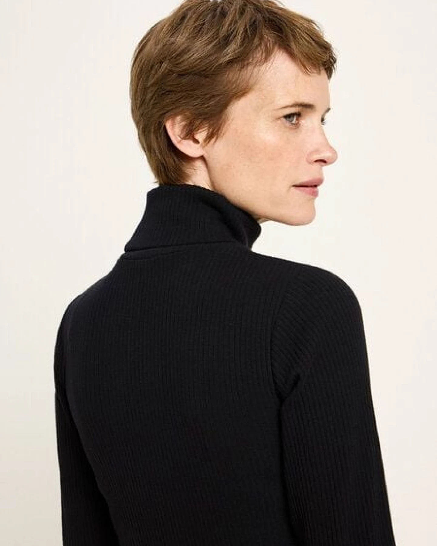 LANIUS Rollkragenshirt aus Bio-Baumwolle – Ansicht 4