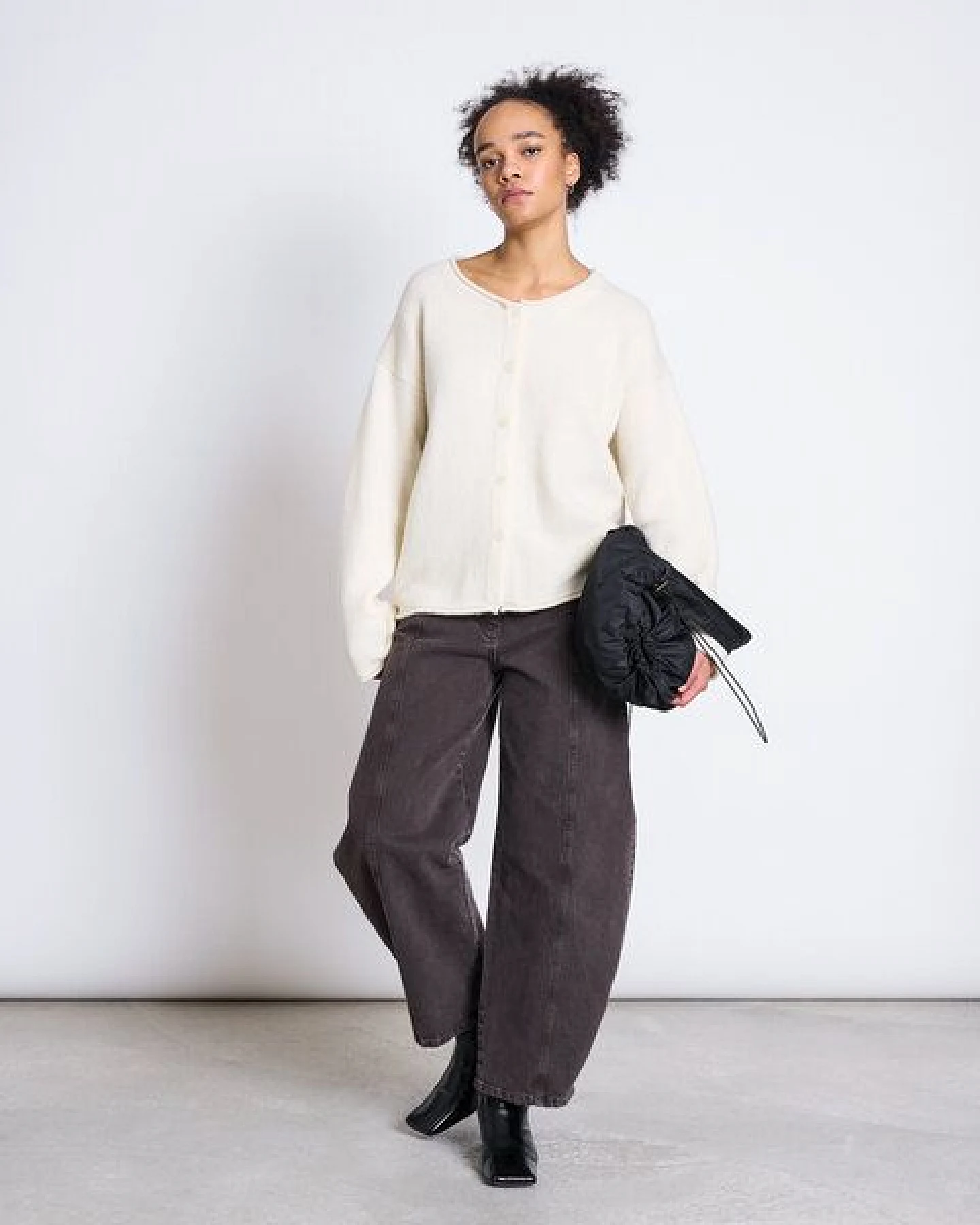 JAN N JUNE OVERSIZED WOOL CARDIGAN TINCO – Ansicht 2