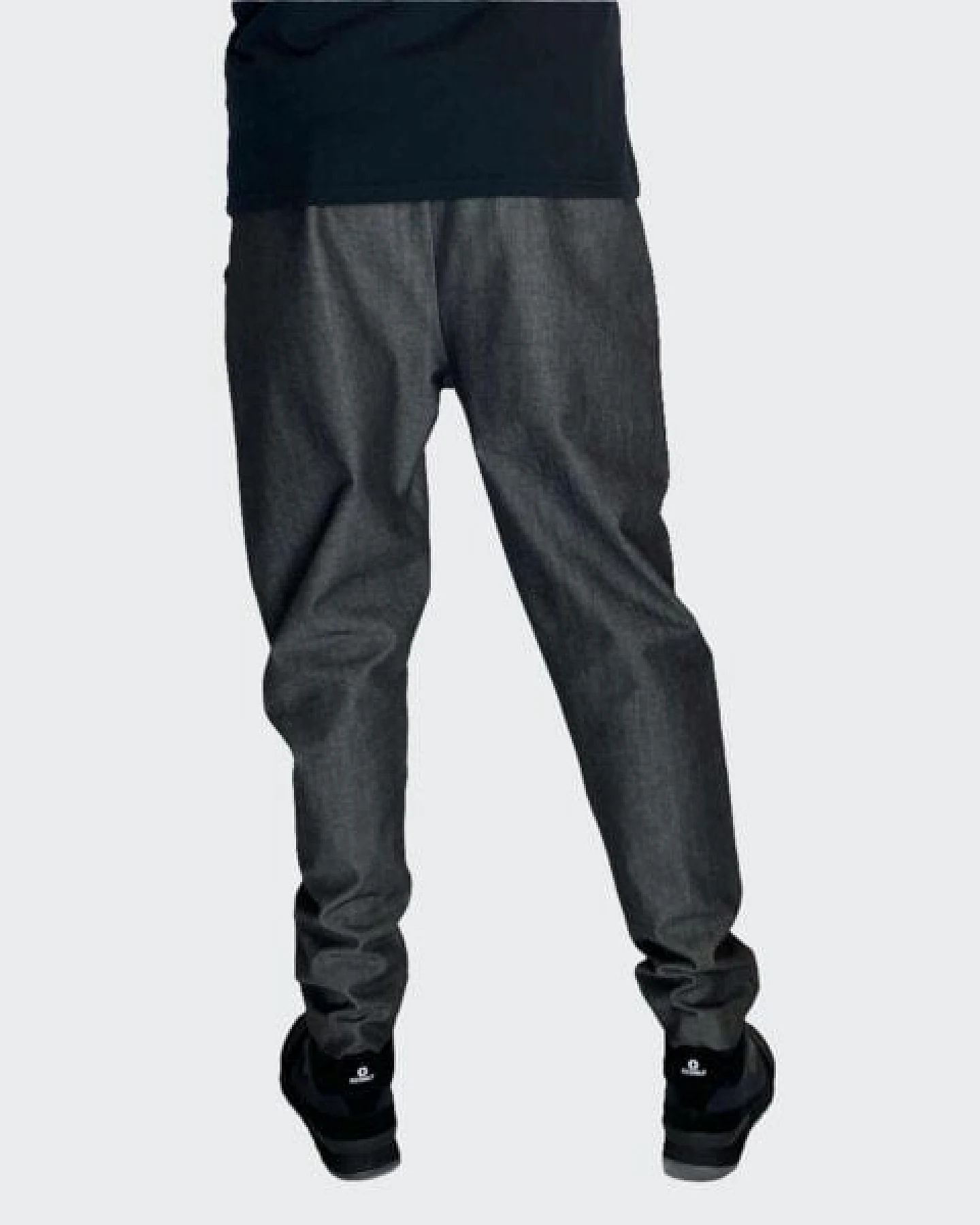 LUMEN organic Hose STRAIGHT Denim schwarz/grau – Ansicht 2