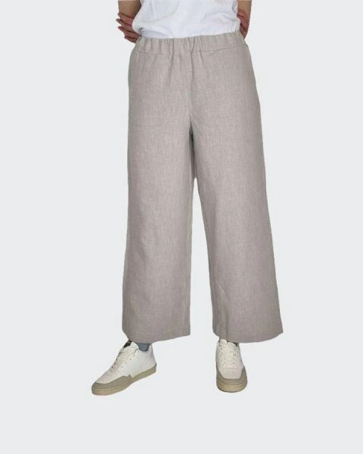 LUMEN organic Hose WIDE LEINEN