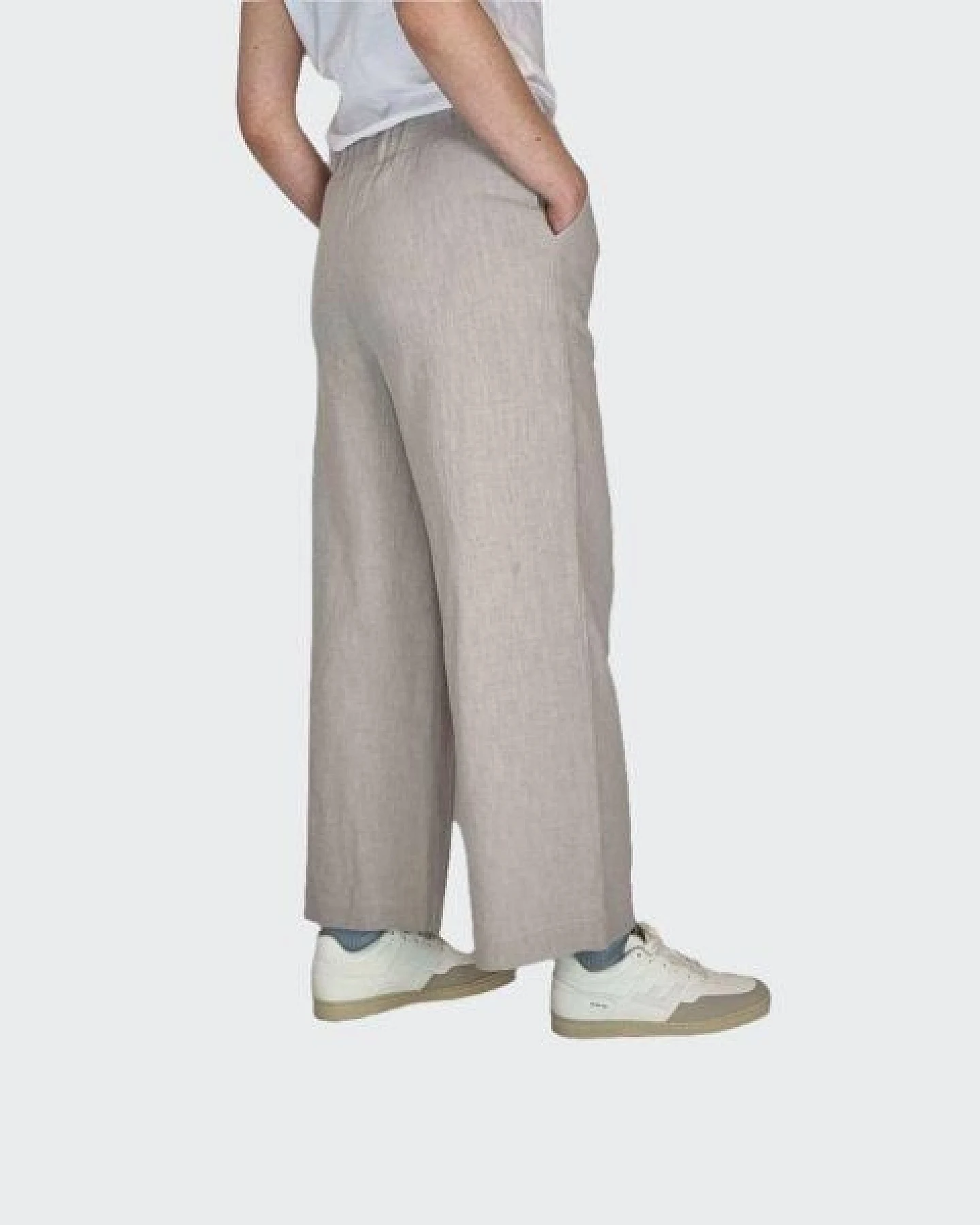 LUMEN organic Hose WIDE LEINEN – Ansicht 4