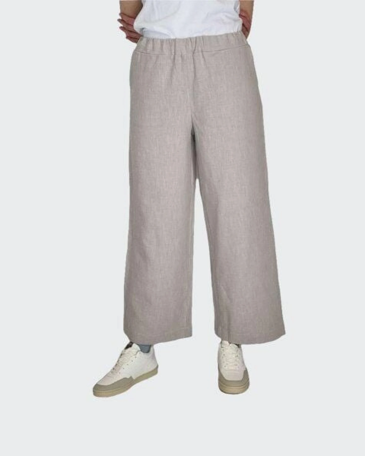 LUMEN organic Hose WIDE LEINEN – Ansicht 2