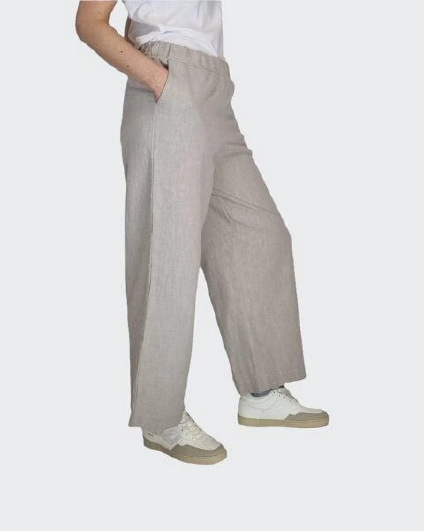 LUMEN organic Hose WIDE LEINEN – Ansicht 4