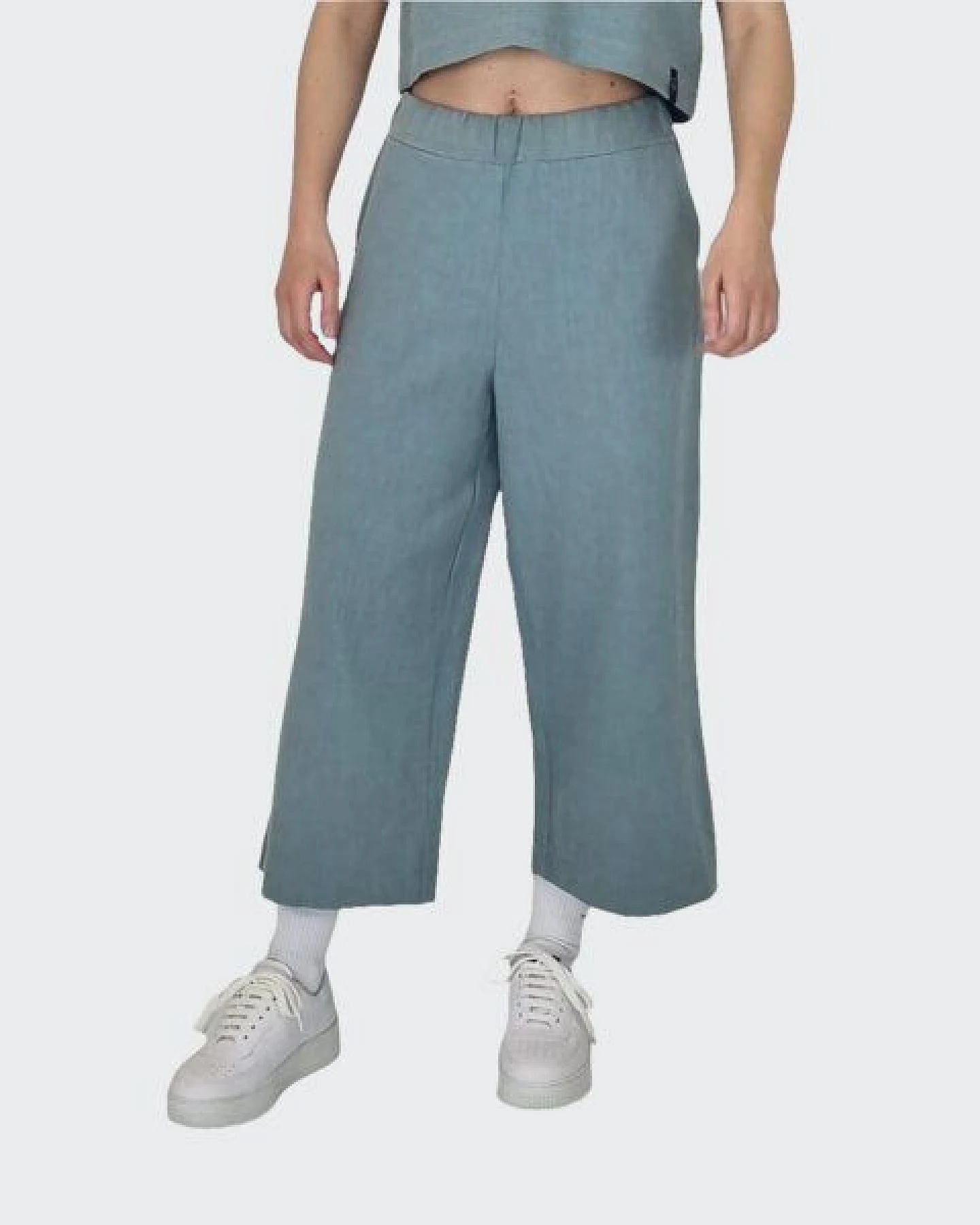 LUMEN organic Hose CULOTTE Leinen mint – Ansicht 2