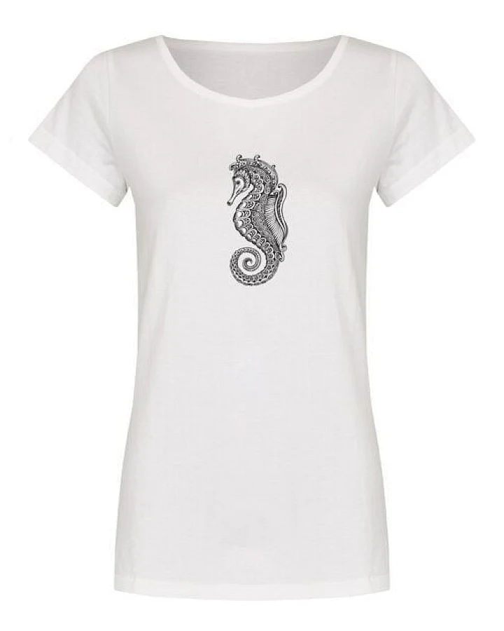 Brandless Basic Bio T-Shirt (ladies) Nr.2 Seepferd GOTS