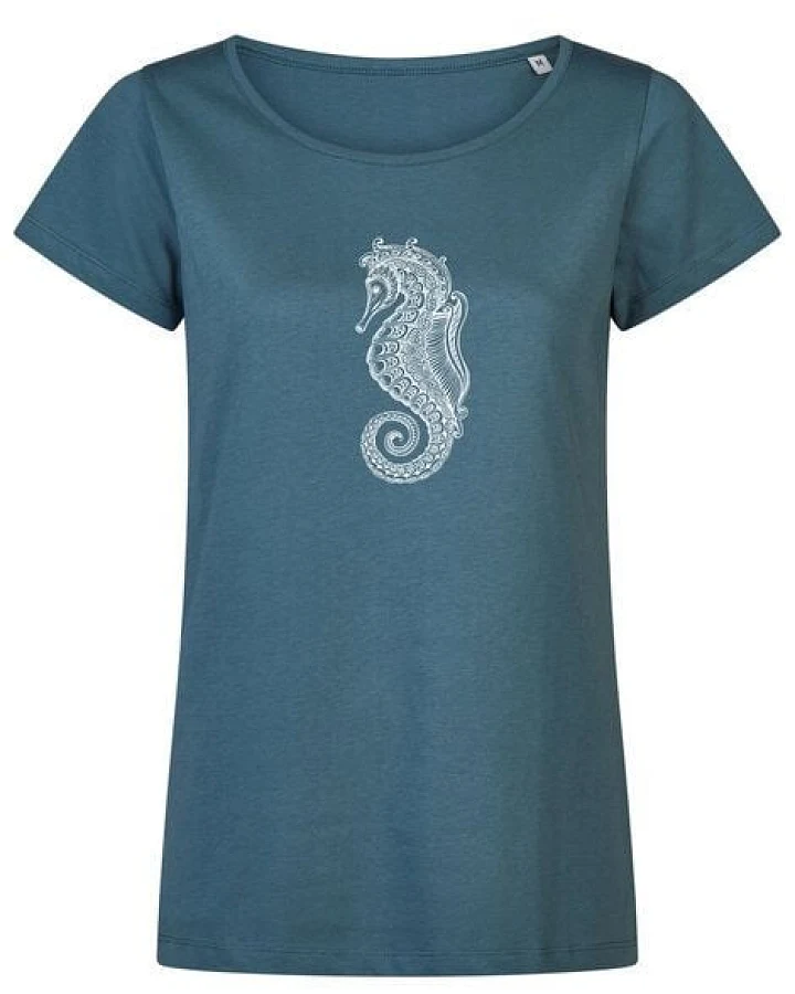 Brandless Basic Bio T-Shirt (ladies) Nr.2 Seepferd GOTS
