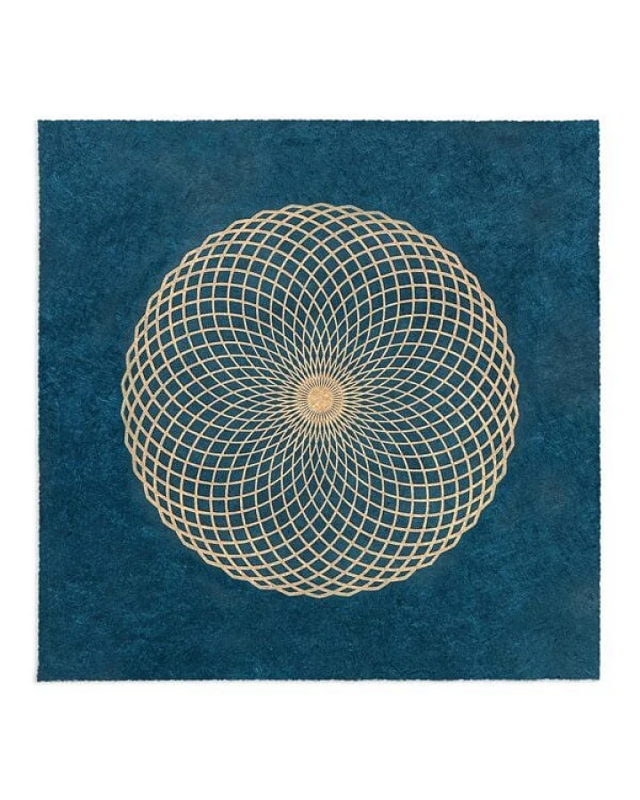 Veskor Cassiopeia LOTUS DES LEBENS Heilige Geometrie Linoldruck