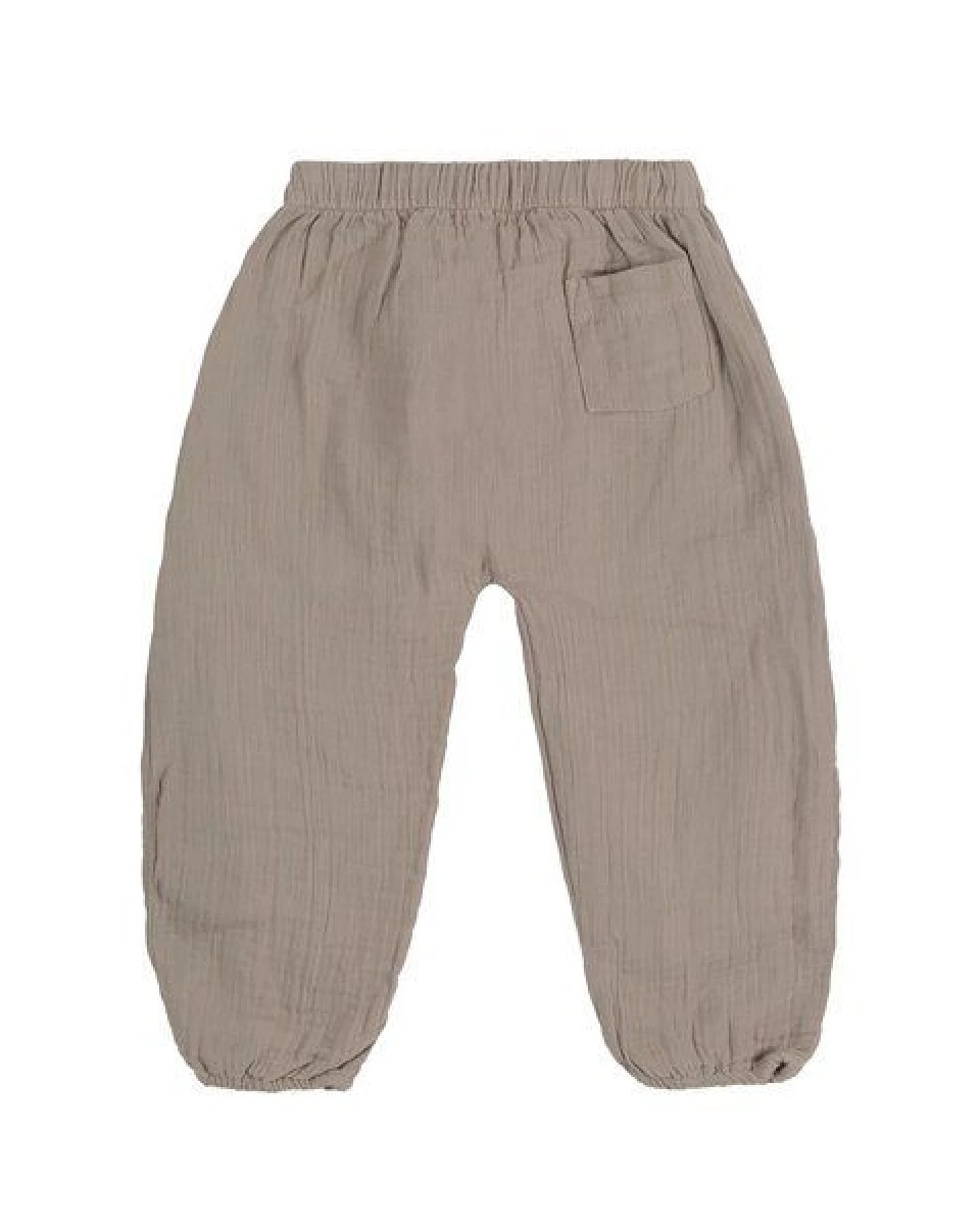 Lässig Baby Pumphose - Bio Baumwolle, Taupe GOTS – Ansicht 2