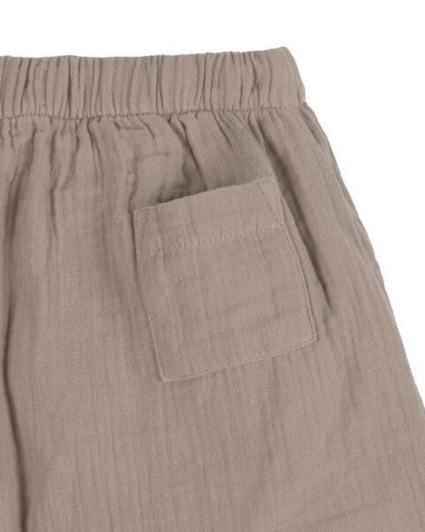 Lässig Baby Pumphose - Bio Baumwolle, Taupe GOTS – Ansicht 4