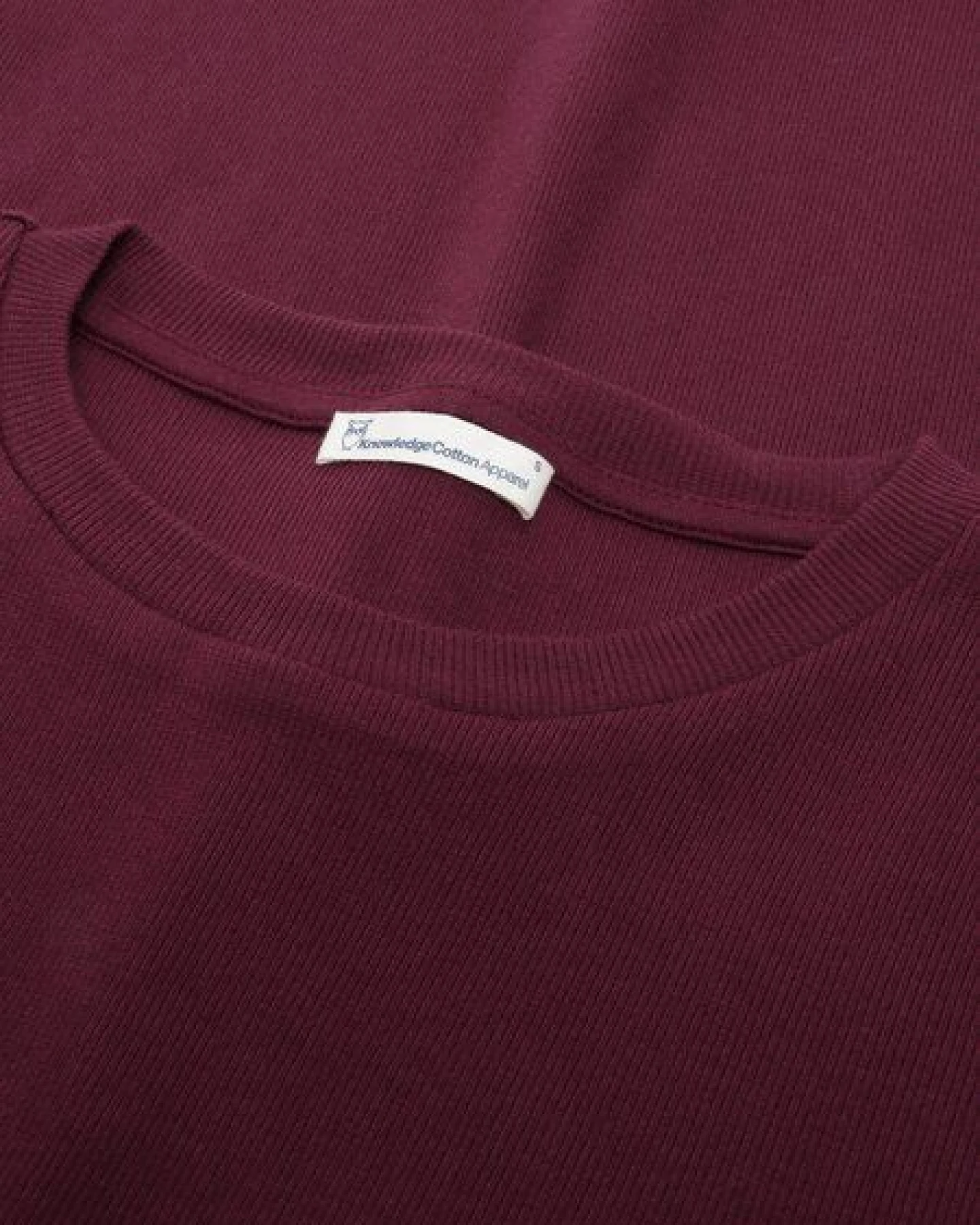 KnowledgeCotton Apparel Longsleeve Rib Scoop Neck – Ansicht 3