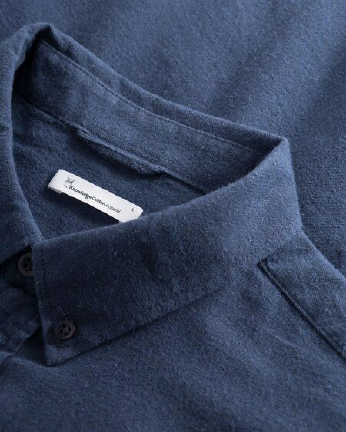 KnowledgeCotton Apparel Flanell-Hemd Regular Fit – Ansicht 3