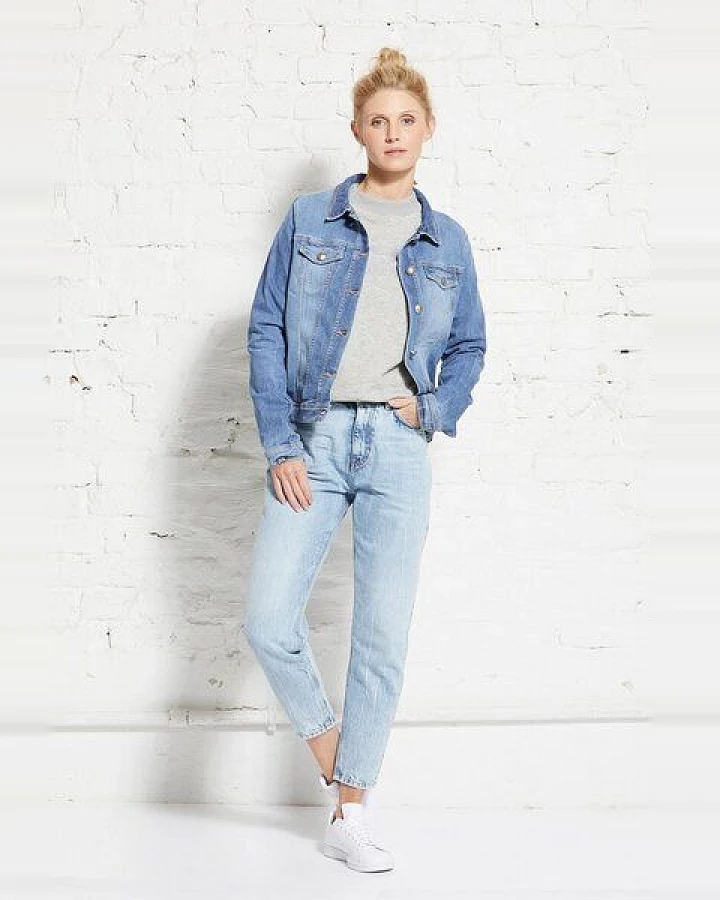 Wunderwerk Denim jacket eco bleach