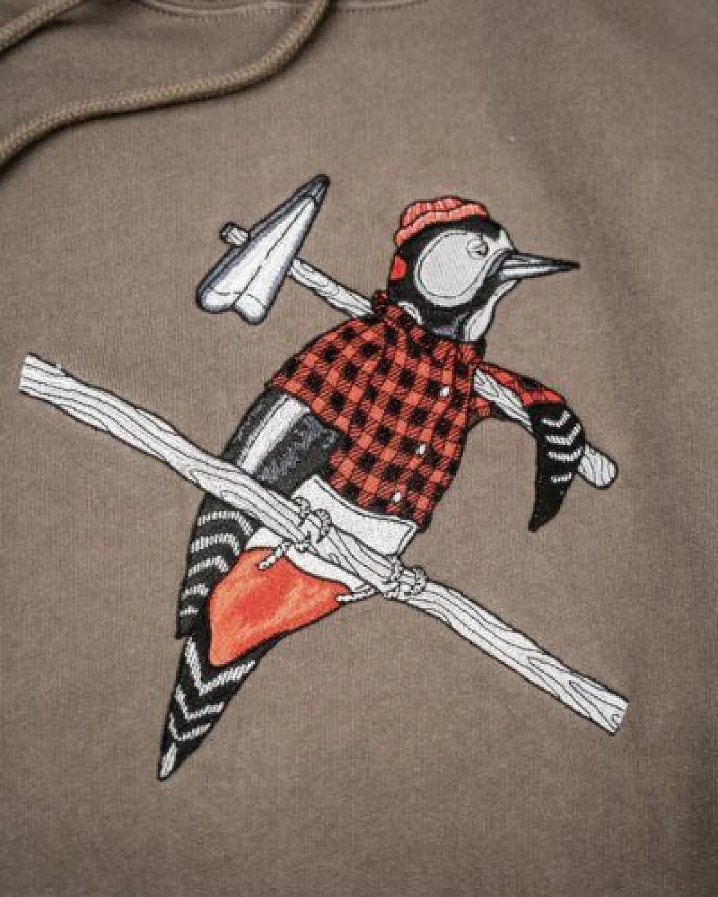 LAKOR Woodpecker Hoodie (Morel) – Ansicht 2