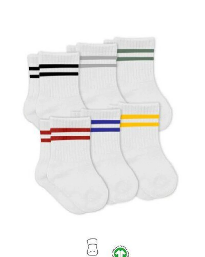 bistyle Socken 6er-Pack für Babys Babysocken Jungen Mädchen Kurzsocken gerippt