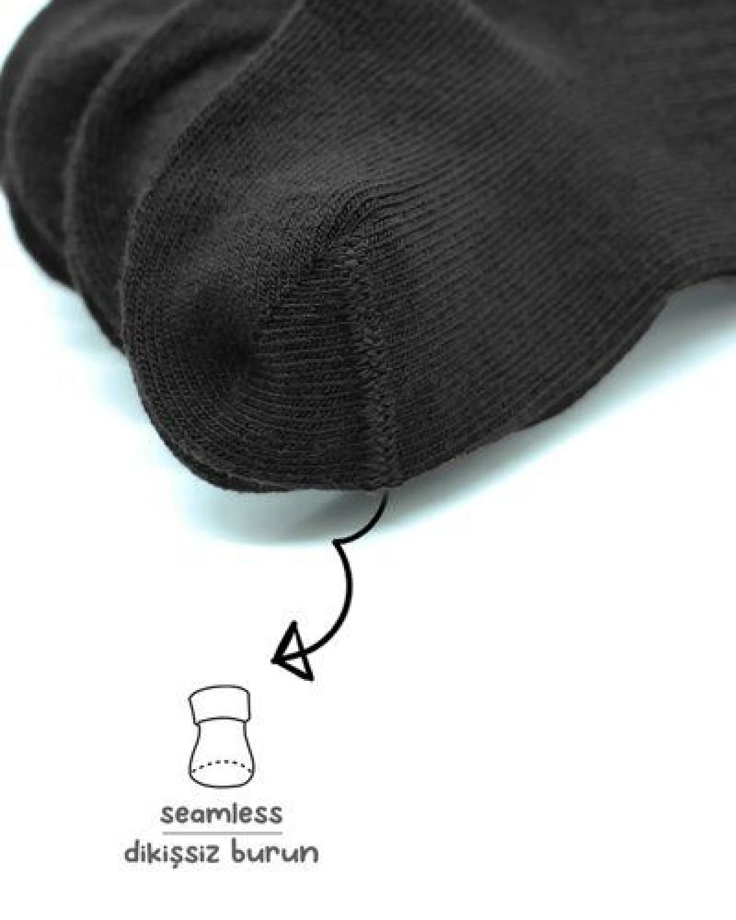 bistyle Socken 6er-Pack für Babys Babysocken Jungen Mädchen Kurzsocken gerippt – Ansicht 3