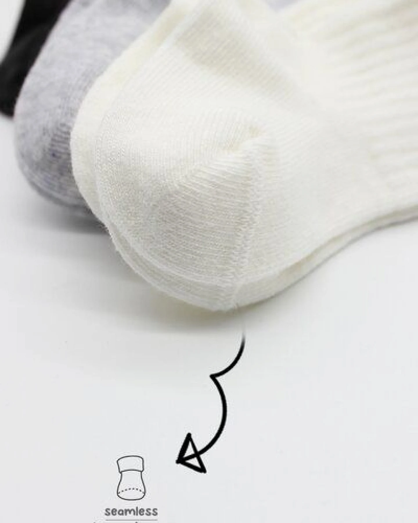 bistyle Socken 6er-Pack für Babys Babysocken Jungen Mädchen Kurzsocken gerippt – Ansicht 3