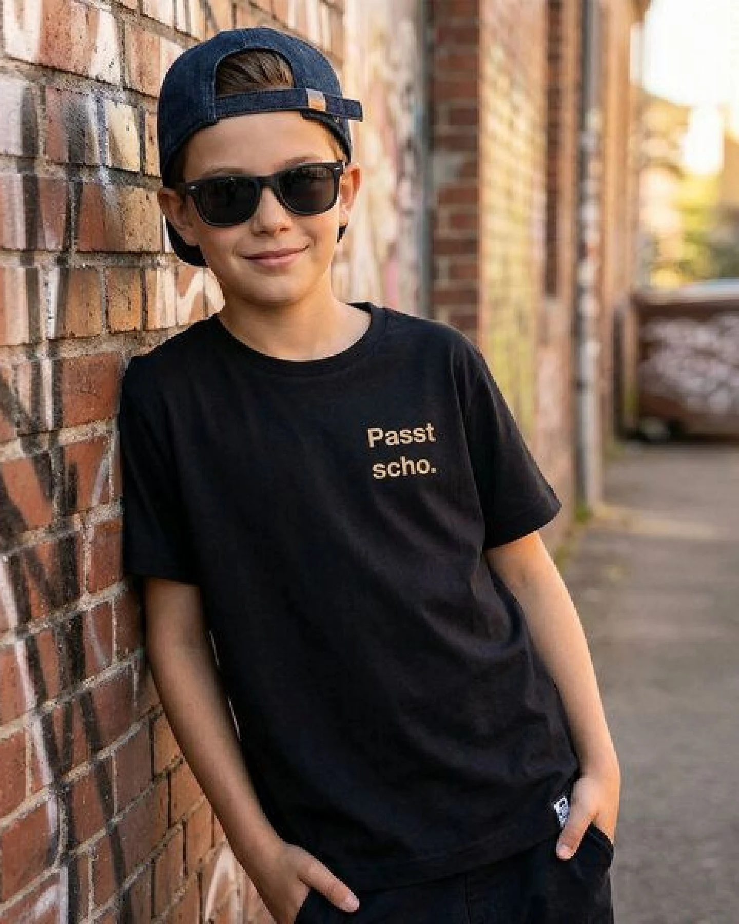 GARY MASH Kinder T-Shirt Passt scho. aus Bio-Baumwolle – Ansicht 2