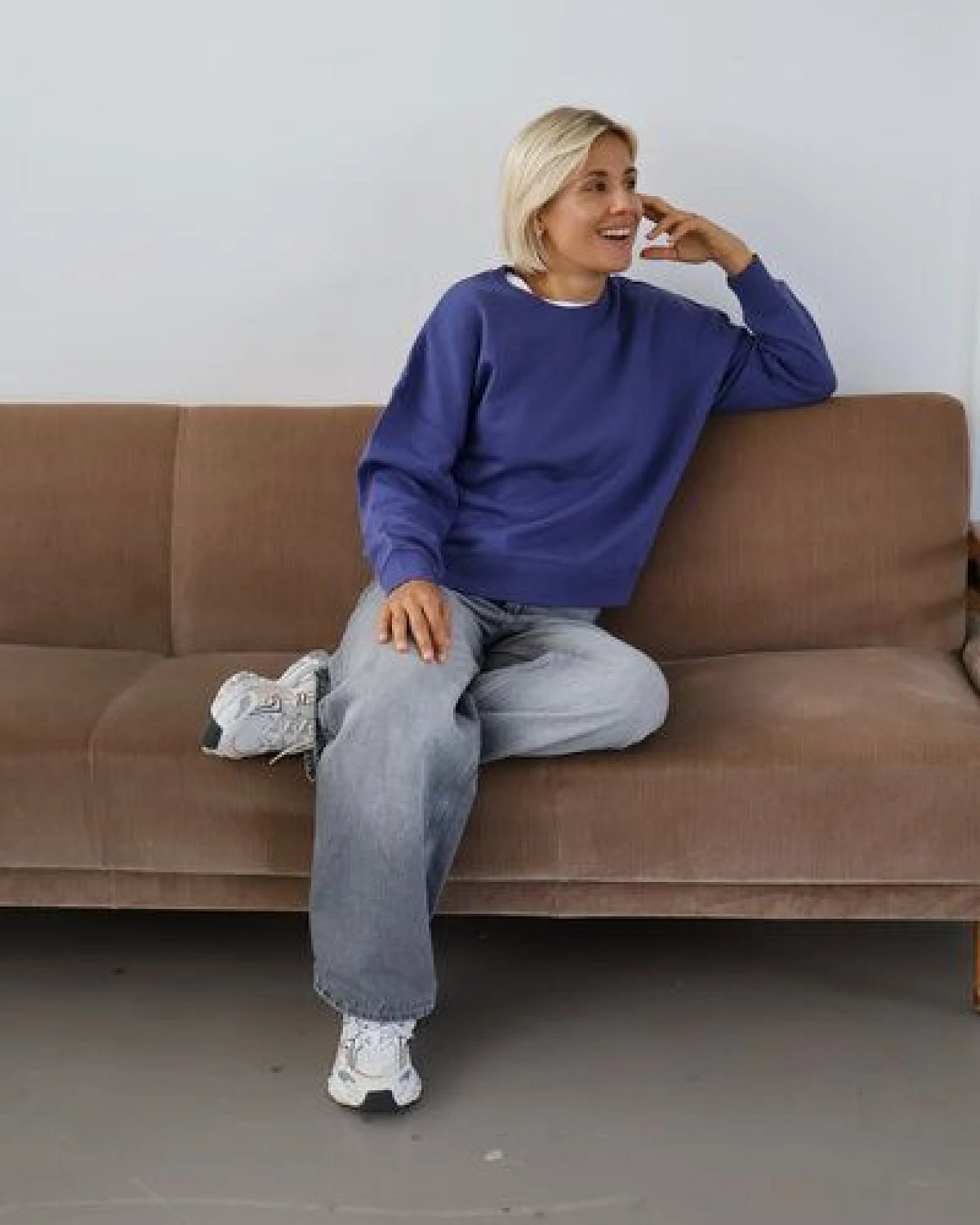 Kultgut Goodness Sweater 100% Bio-Baumwolle - Ein schöner Allrounder im Boxistyle – Ansicht 2