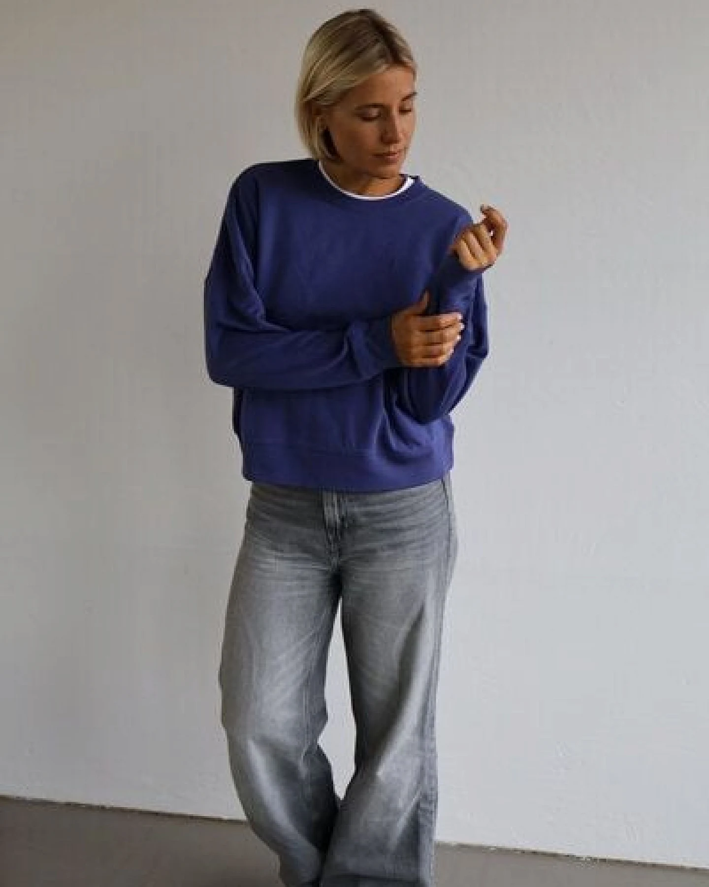 Kultgut Goodness Sweater 100% Bio-Baumwolle - Ein schöner Allrounder im Boxistyle – Ansicht 4