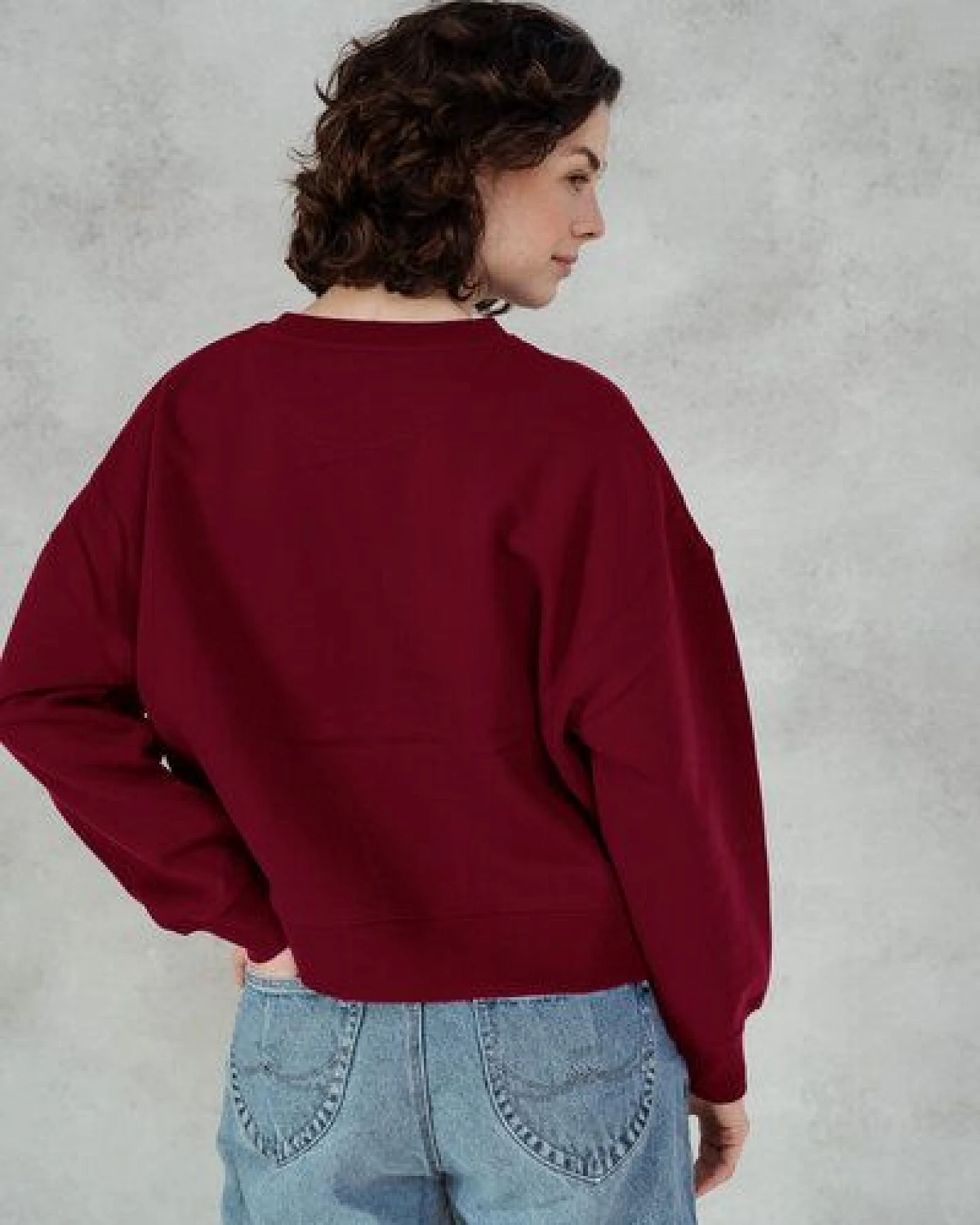 Kultgut Goodness Sweater 100% Bio-Baumwolle - Ein schöner Allrounder im Boxistyle – Ansicht 2
