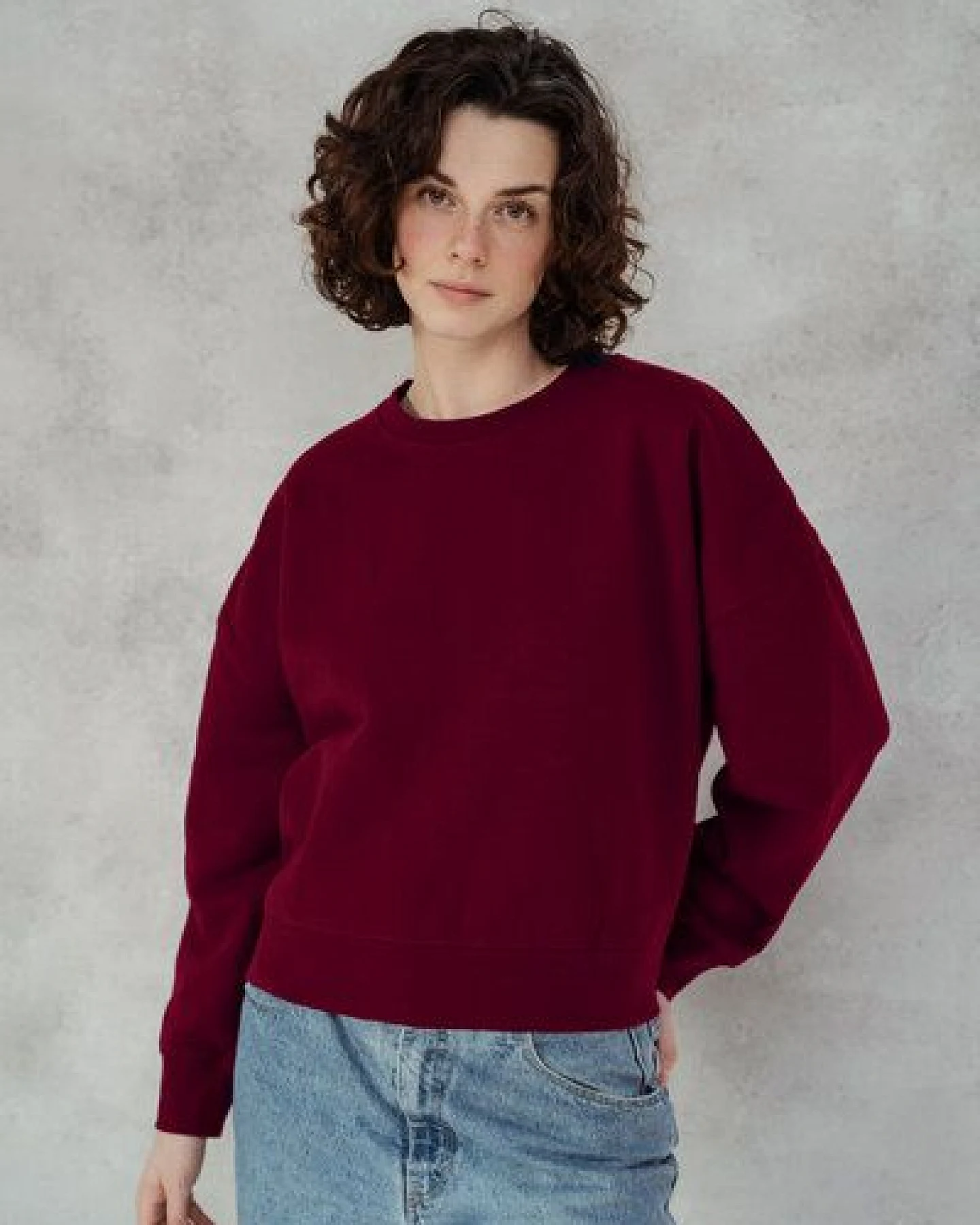 Kultgut Goodness Sweater 100% Bio-Baumwolle - Ein schöner Allrounder im Boxistyle – Ansicht 3