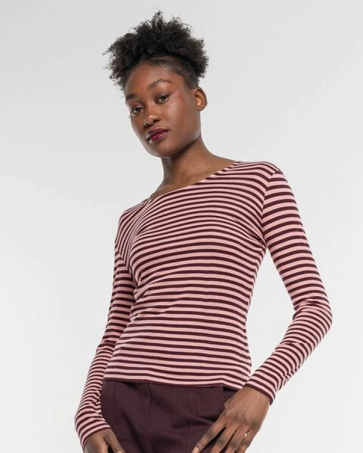 Alma & Lovis Geringeltes Longsleeve aus softer Bio-Baumwolle