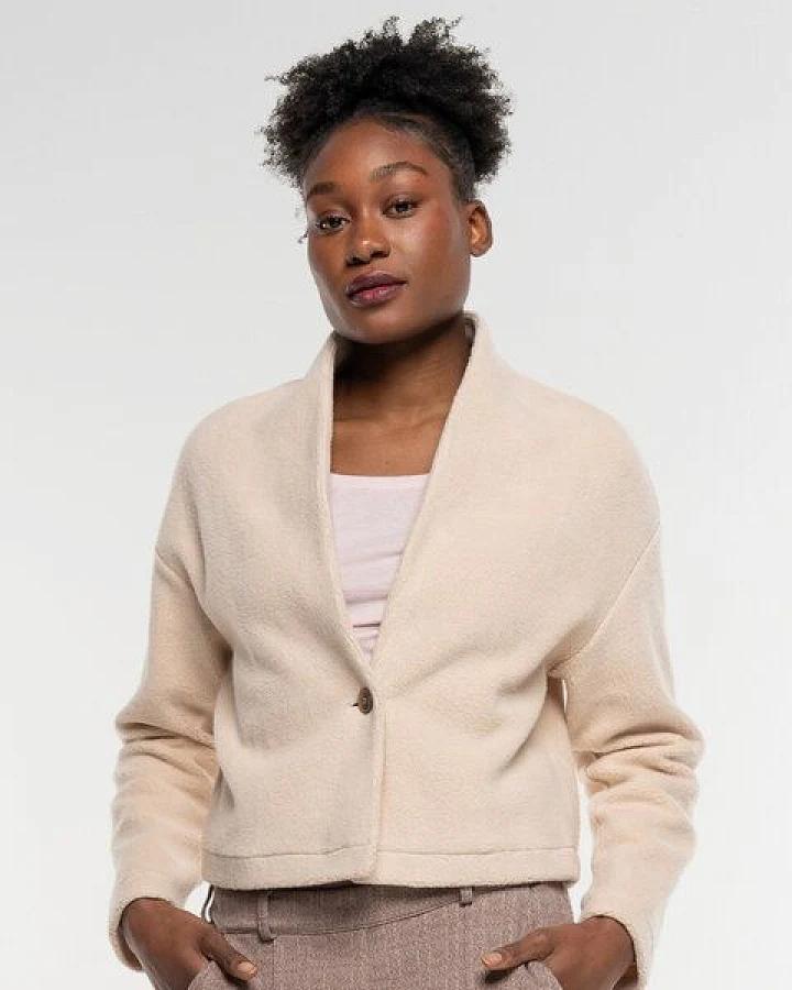 Alma & Lovis Flauschige Jacke aus Organic Cotton-Fleece