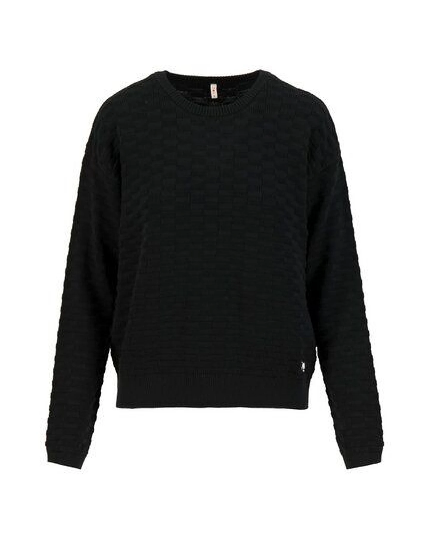 Blutsgeschwister Checkerboard Pullover aus Biobaumwolle - Chic Promenade – Ansicht 2