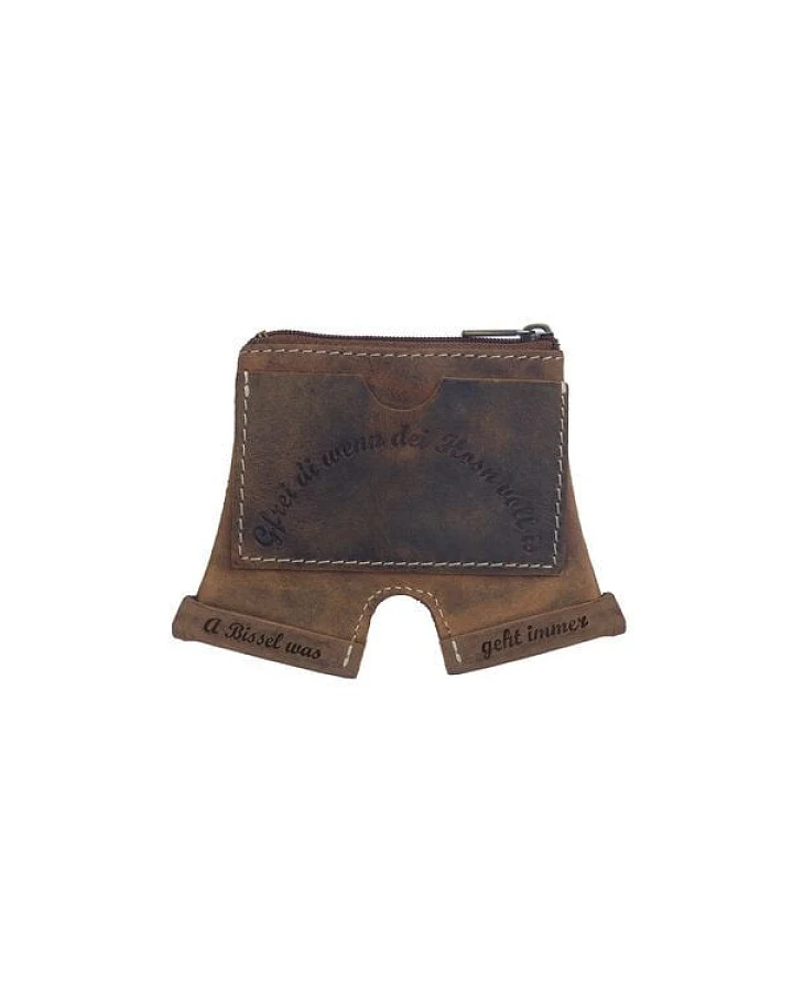 Alpenleder Geldbörse WIESNBUX Lederhose