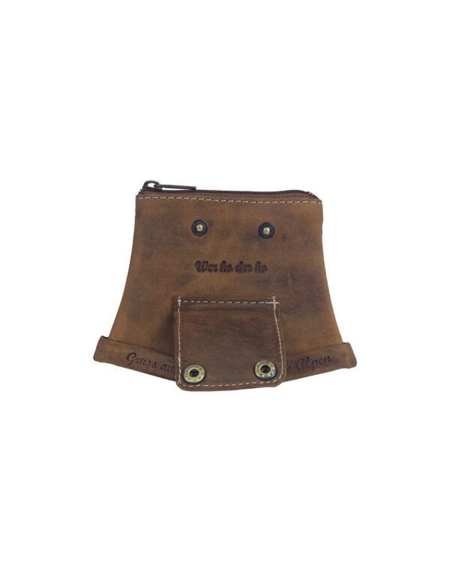 Alpenleder Geldbörse WIESNBUX Lederhose – Ansicht 2