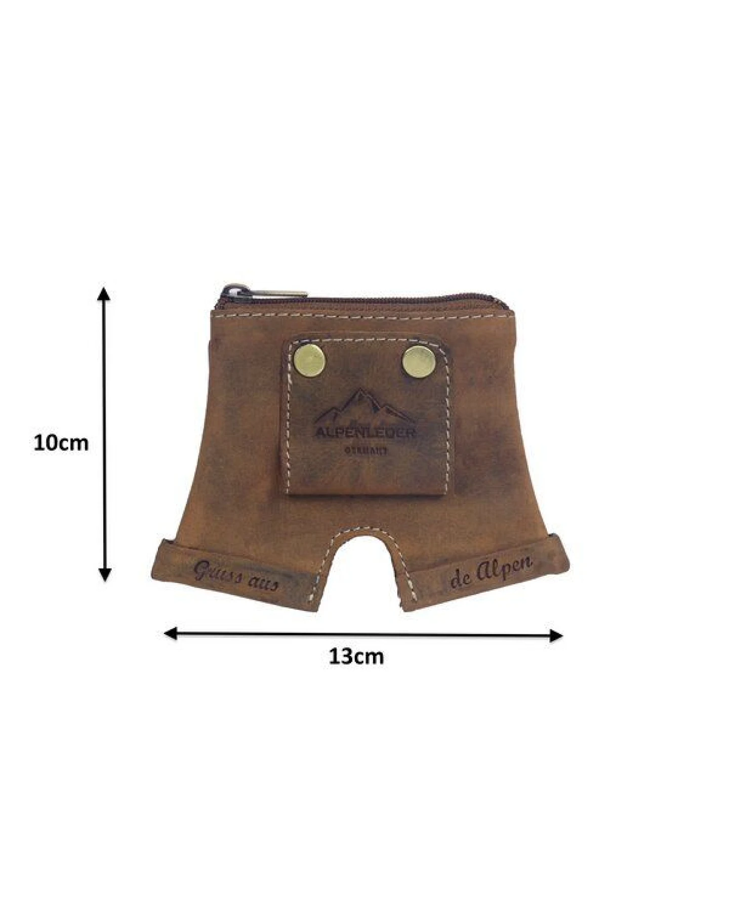 Alpenleder Geldbörse WIESNBUX Lederhose – Ansicht 3