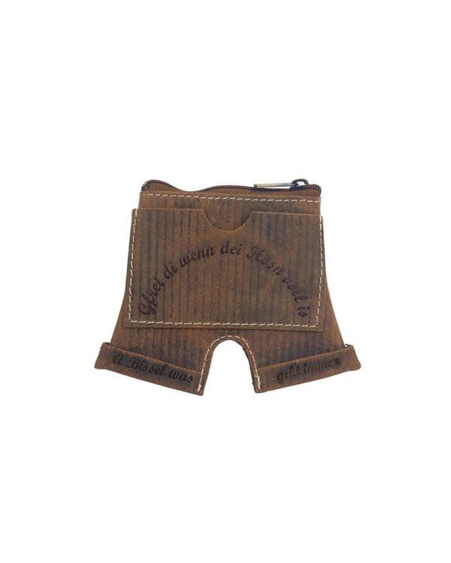 Alpenleder Geldbörse WIESNBUX Lederhose – Ansicht 2