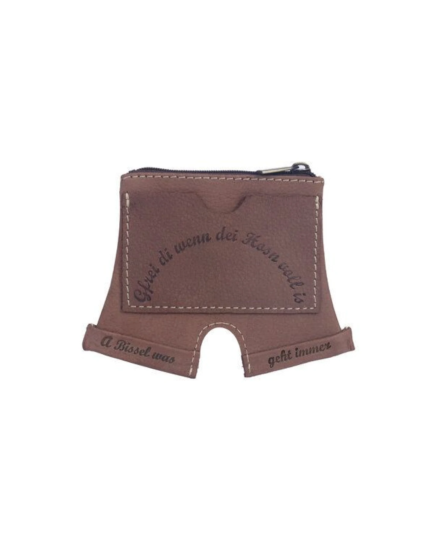Alpenleder Geldbörse WIESNBUX Lederhose – Ansicht 2