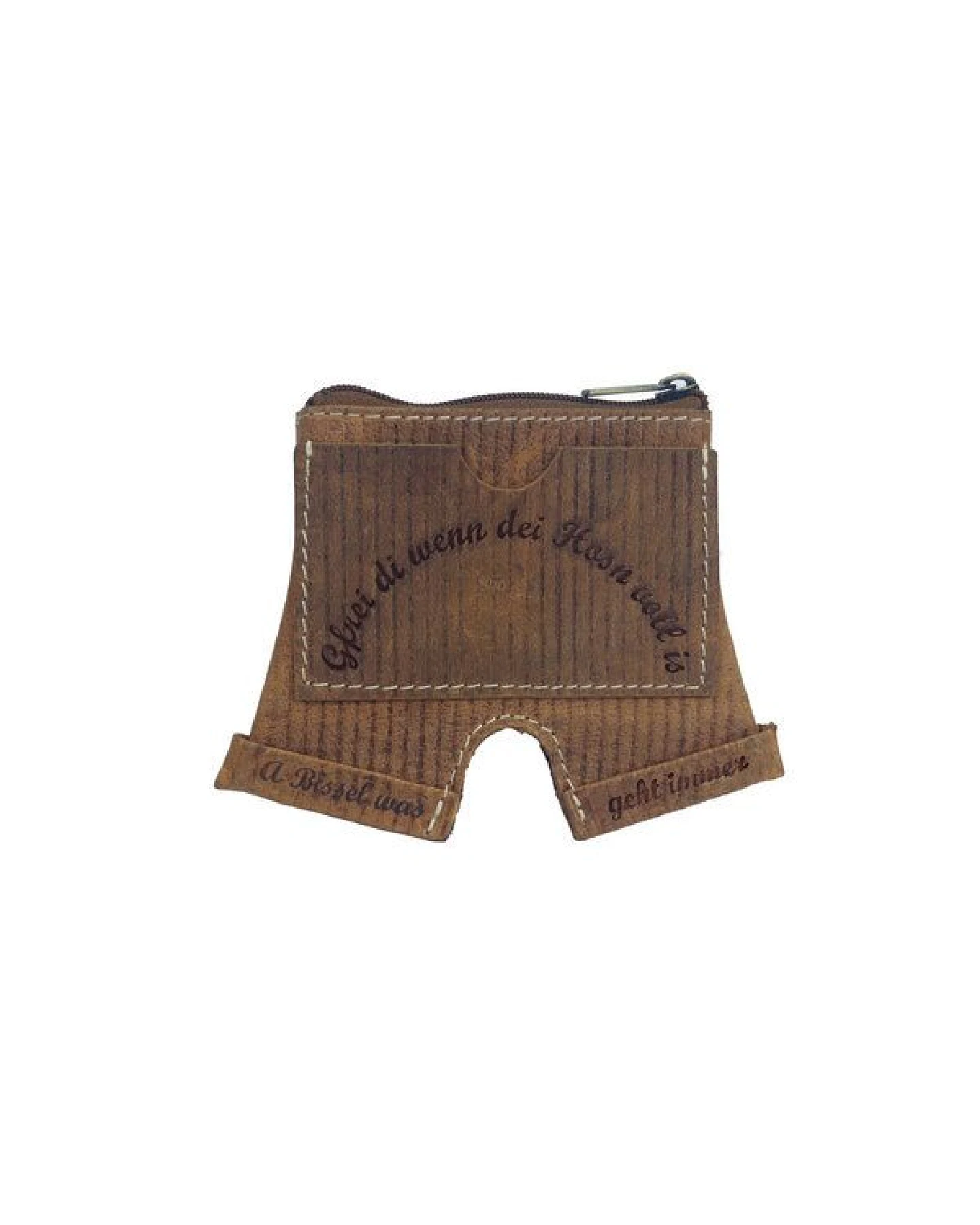 Alpenleder Geldbörse WIESNBUX Lederhose – Ansicht 2