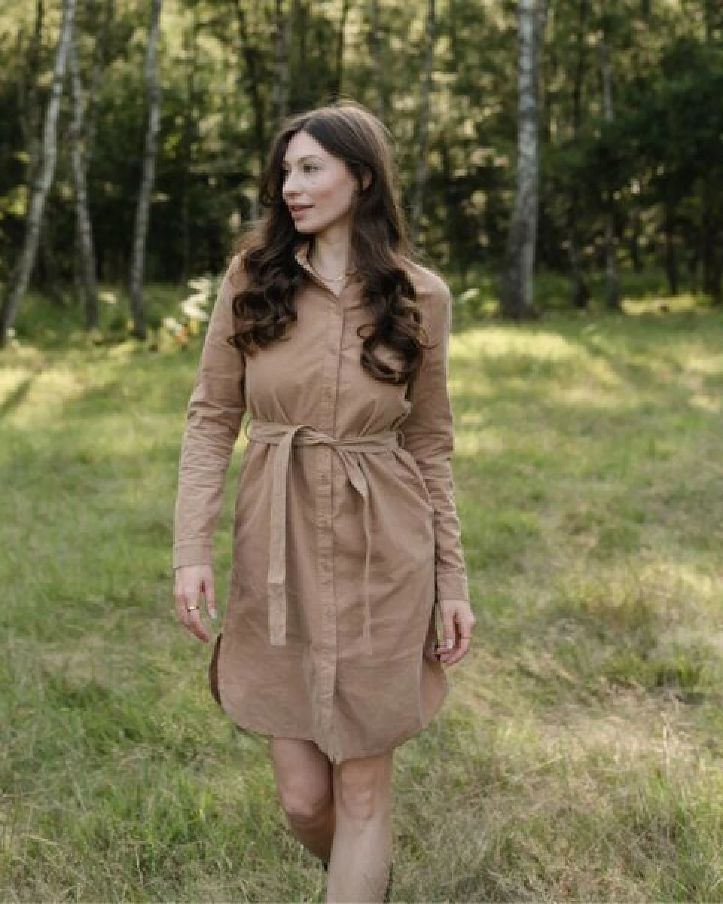NORDLICHT Cord Kleid Enna aus 100% Bio-Baumwolle – Ansicht 3