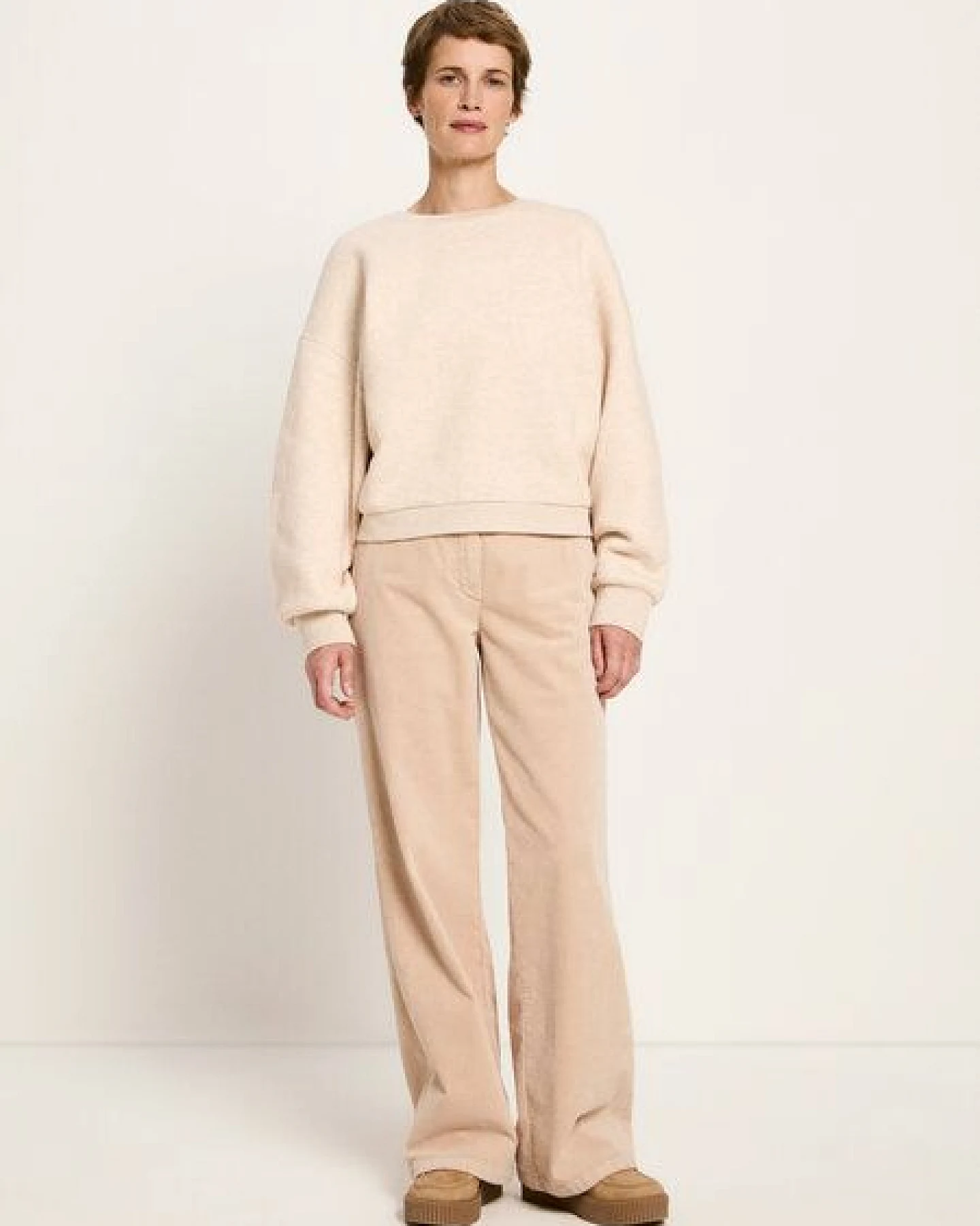 LANIUS Oversize Sweatshirt (GOTS) aus Bio-Baumwolle – Ansicht 2