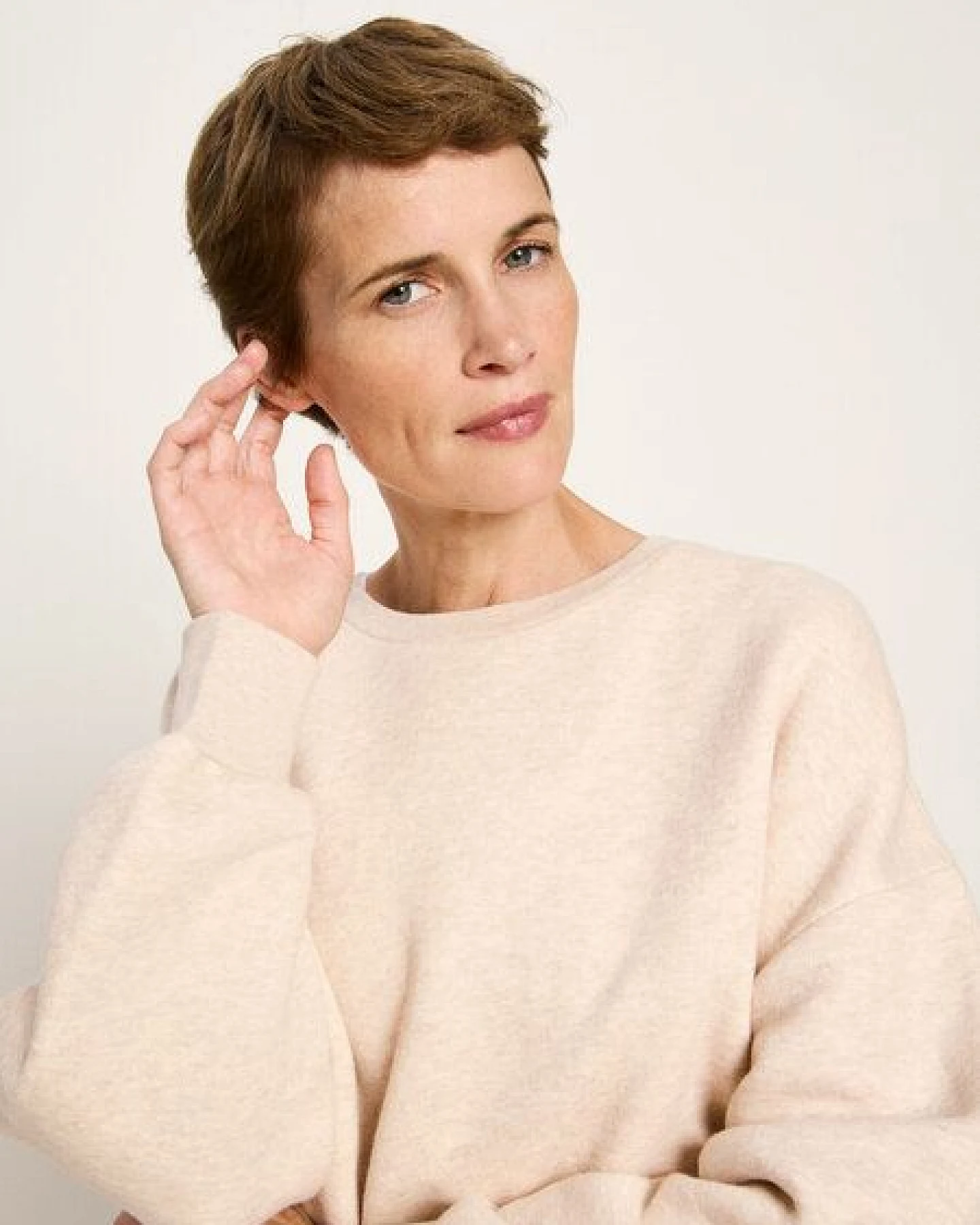 LANIUS Oversize Sweatshirt (GOTS) aus Bio-Baumwolle – Ansicht 3