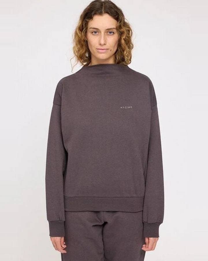 Mazine Mock Turtleneck Sweatshirt - aus Bio-Baumwolle