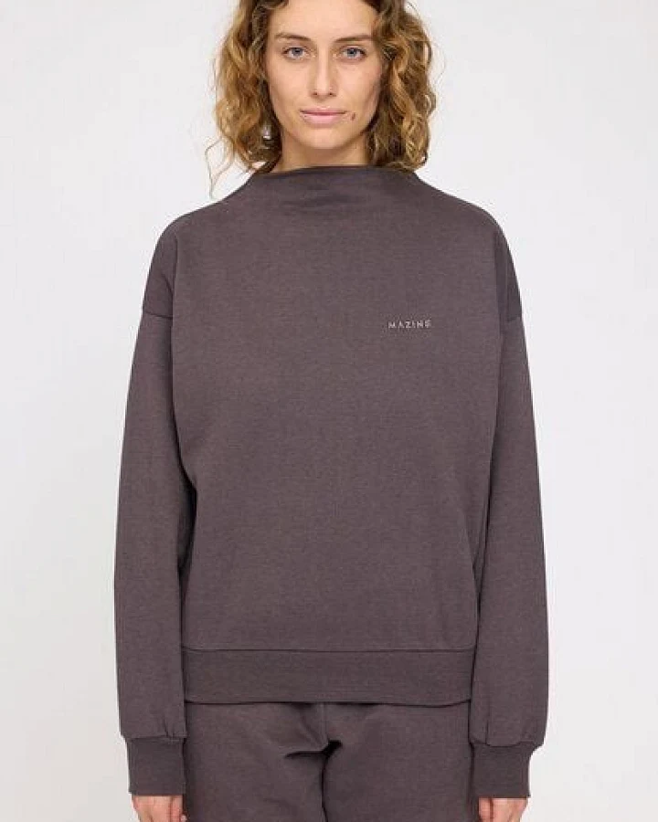 Mazine Mock Turtleneck Sweatshirt - aus Bio-Baumwolle